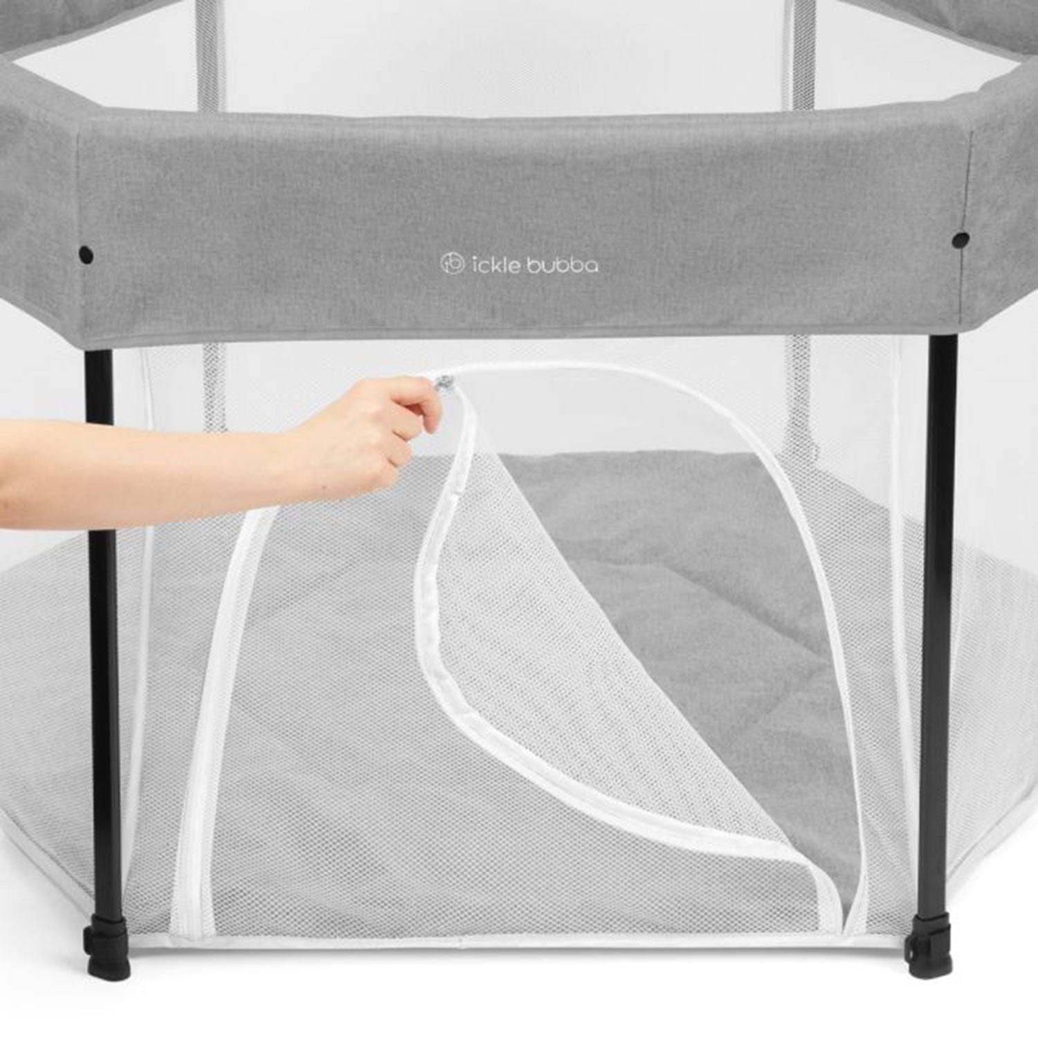 Ickle Bubba play mats & gyms Ickle Bubba Fiesta Pop Up Playpen - Space Grey 66-001-000-068