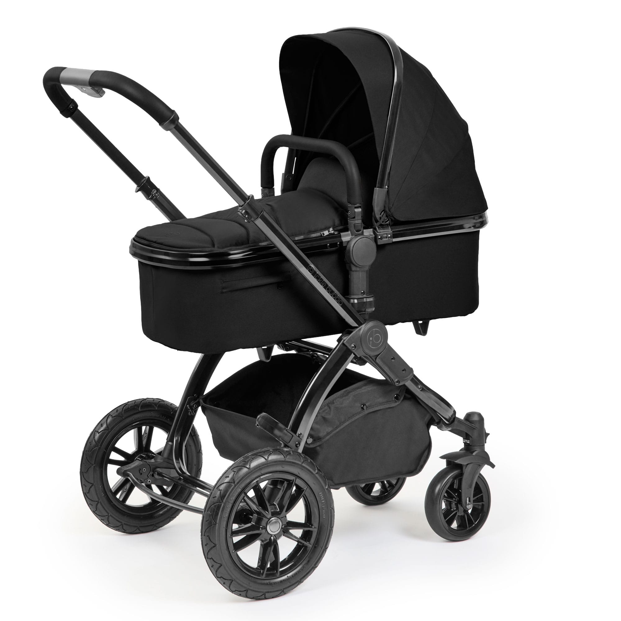 Ickle Bubba travel systems Ickle Bubba Stomp Luxe Elements Edition 15 Piece Travel System - Raven 10-014-330-168