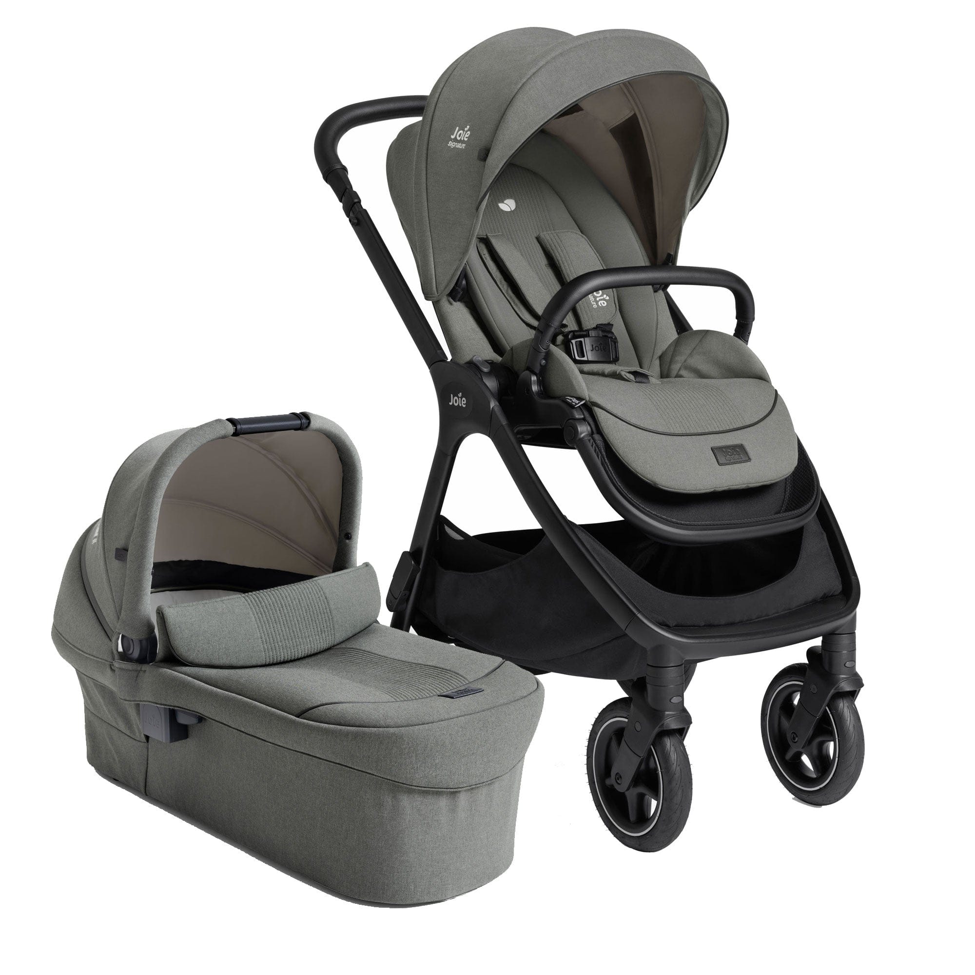 Joie baby prams Joie Finiti Flex Pushchair & Ramble XL Carrycot - Evergreen Z2BJFNIT1025UK
