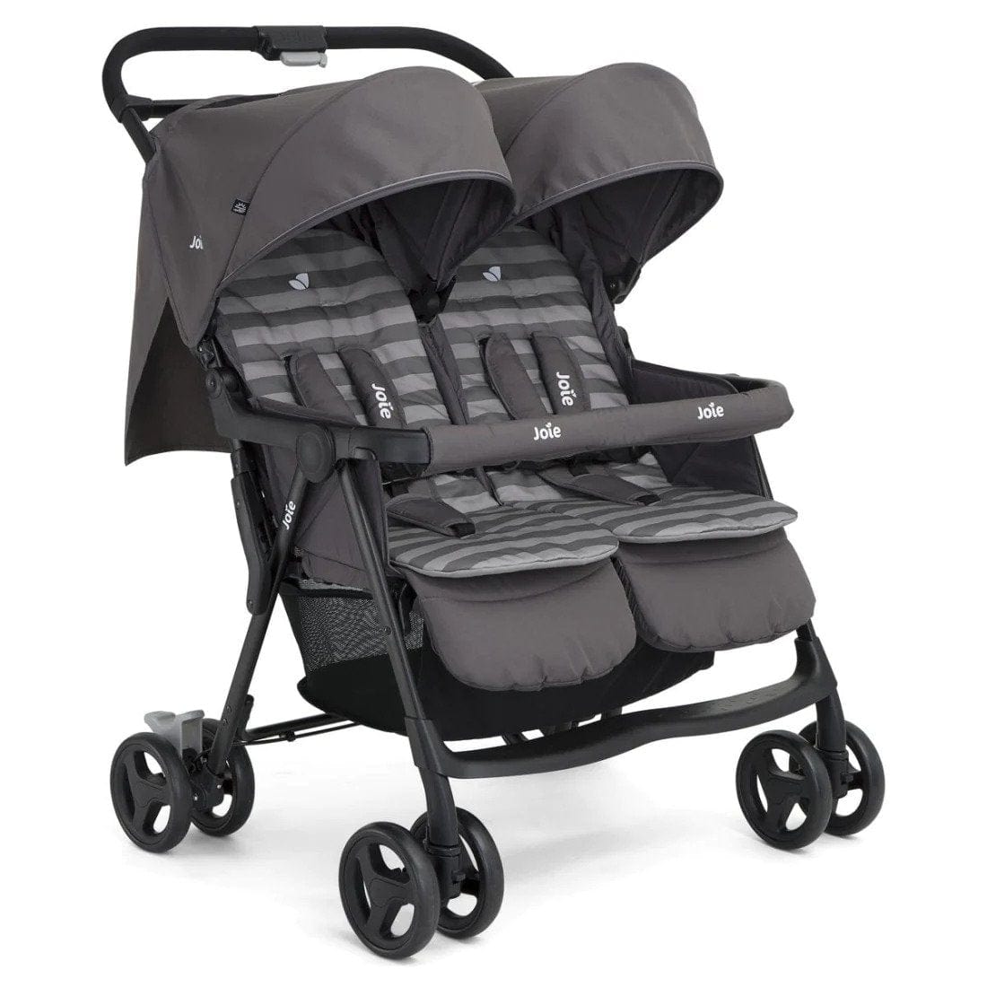 Joie double buggies Joie Aire Twin Stroller (inc footmuff & raincover) - Dark Pewter S1217AHDPW000