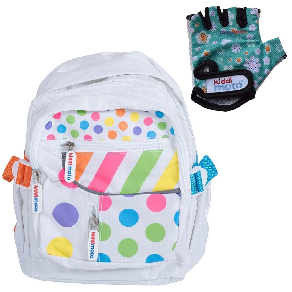 Kiddimoto changing bags Kiddimoto Back Pack Small Pastel Dotty BPD-S