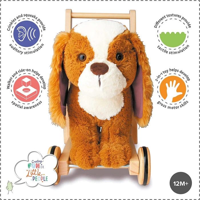 Little Bird Told Me push along toys Little Bird Told Me Peanut Pup Baby Walker LB3110