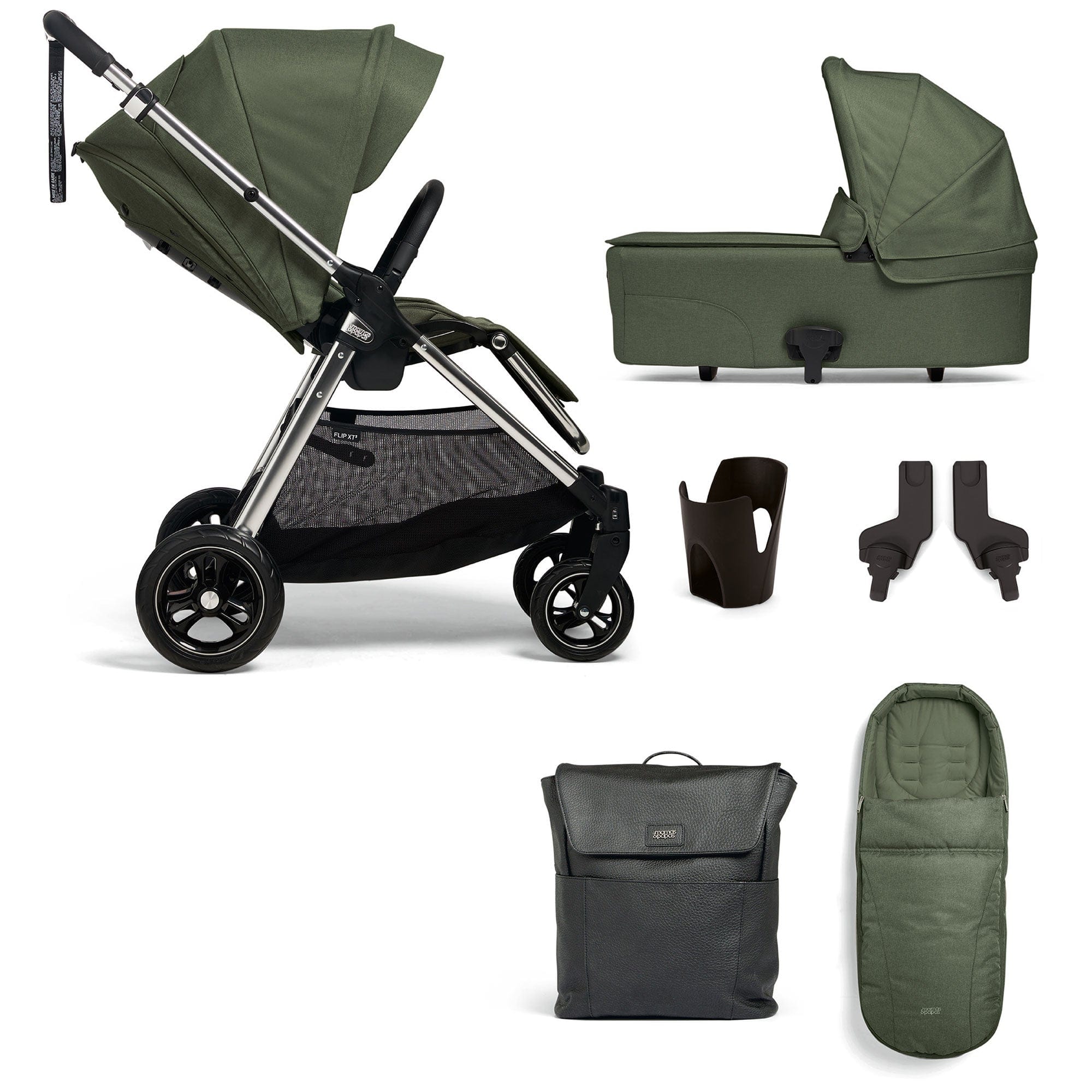 Mamas & Papas baby prams Mamas & Papas Flip XT³ 6 Piece Essentials Bundle - Juniper 94611JN00