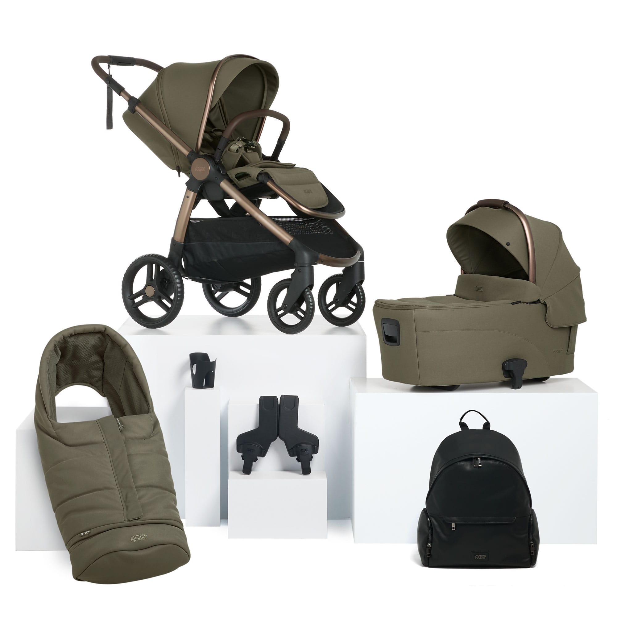 Mamas & Papas baby prams Mamas & Papas Ocarro 2 6-Piece Essential Kit in Evergreen 67082L702