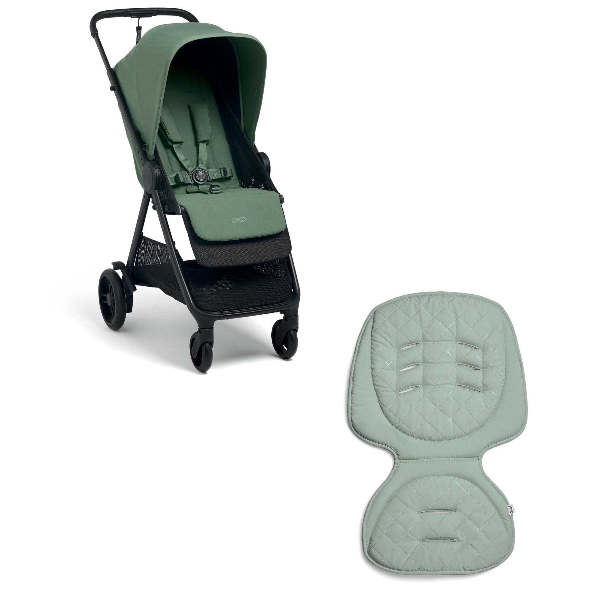 Mamas & Papas baby pushchairs Mamas & Papas Libro Stroller & Liner Bundle - Bay Green 50901BY00
