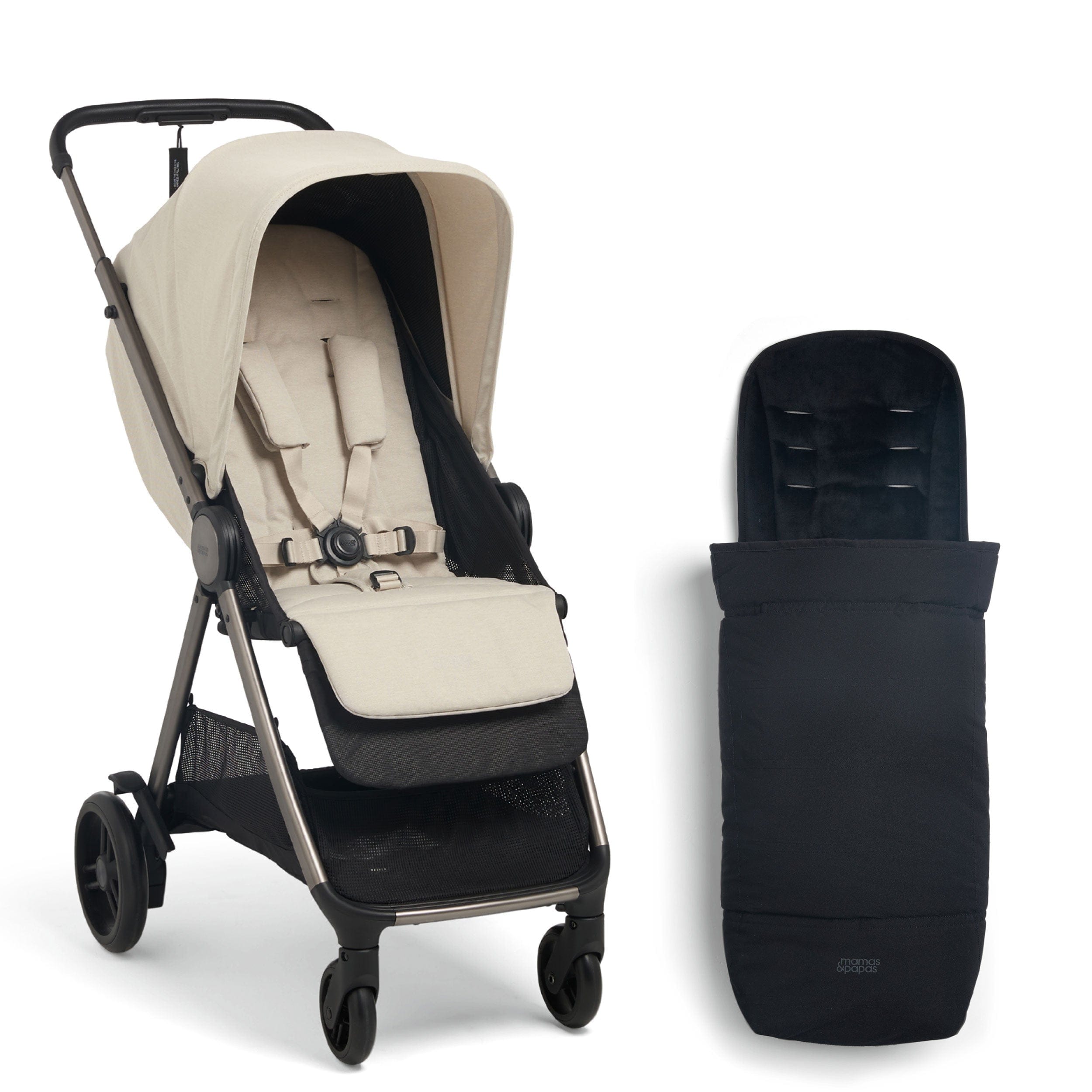 Mamas & Papas baby pushchairs Mamas & Papas Libro Stroller & Footmuff Bundle - Morell 50981MR00