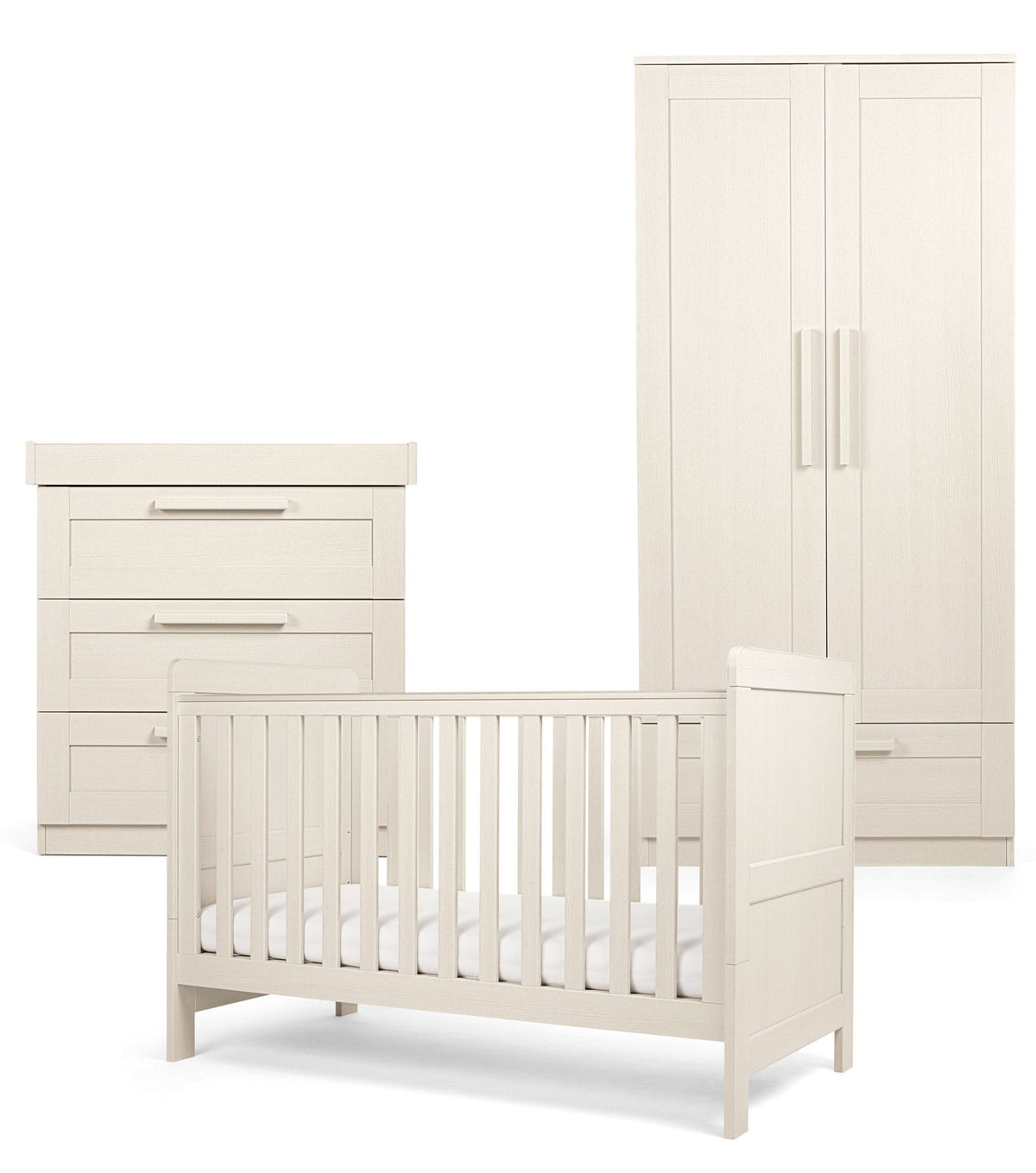 Mamas & Papas cot bed room sets Mamas & Papas Atlas 3 Piece Roomset Stone