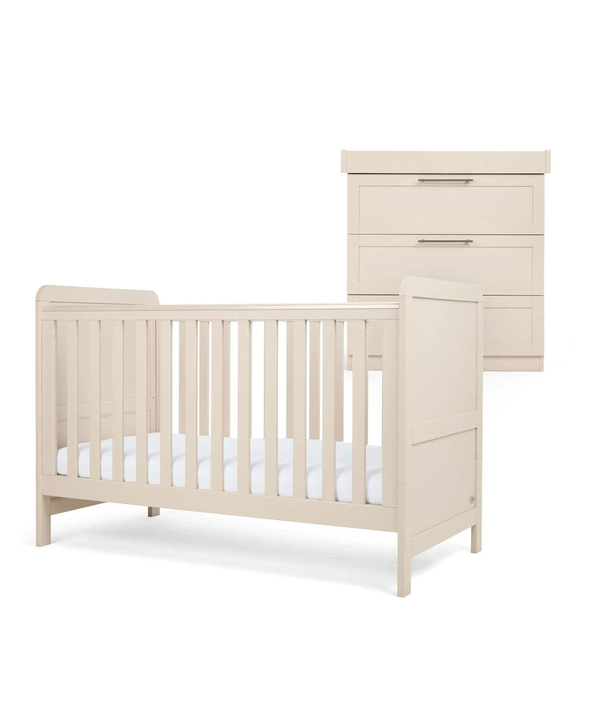 Mamas & Papas cot bed room sets Mamas & Papas Walton 2 Piece Cot Bed Roomset Cashmere