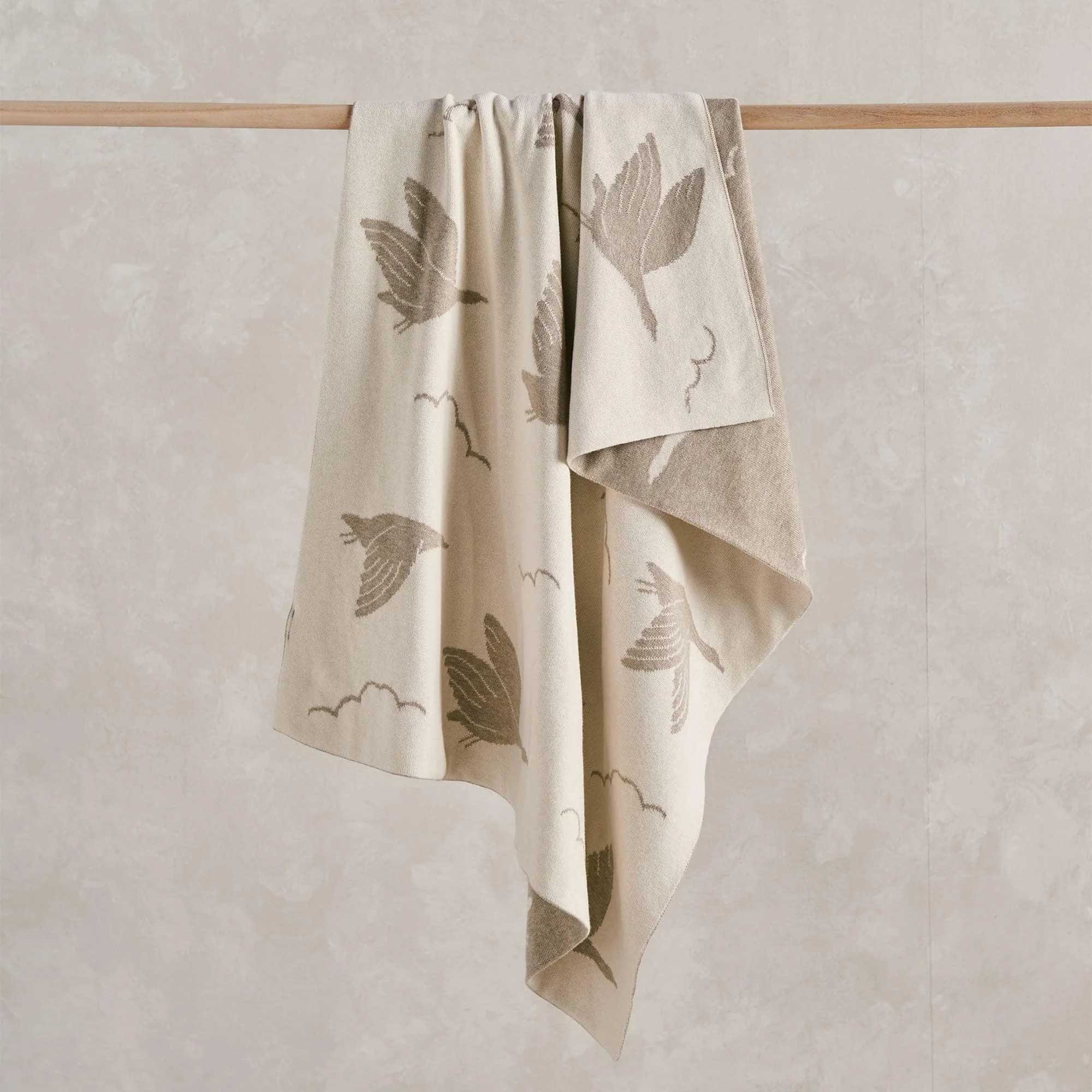 Mamas & Papas cot & cot bed blankets Mamas & Papas Welcome To The World Knitted Duckling Blanket 7883OE500