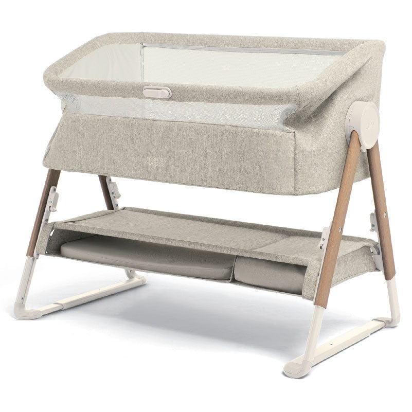 Mamas & Papas cribs Mamas & Papas Lua Bedside Crib - Fawn BCLUSM600