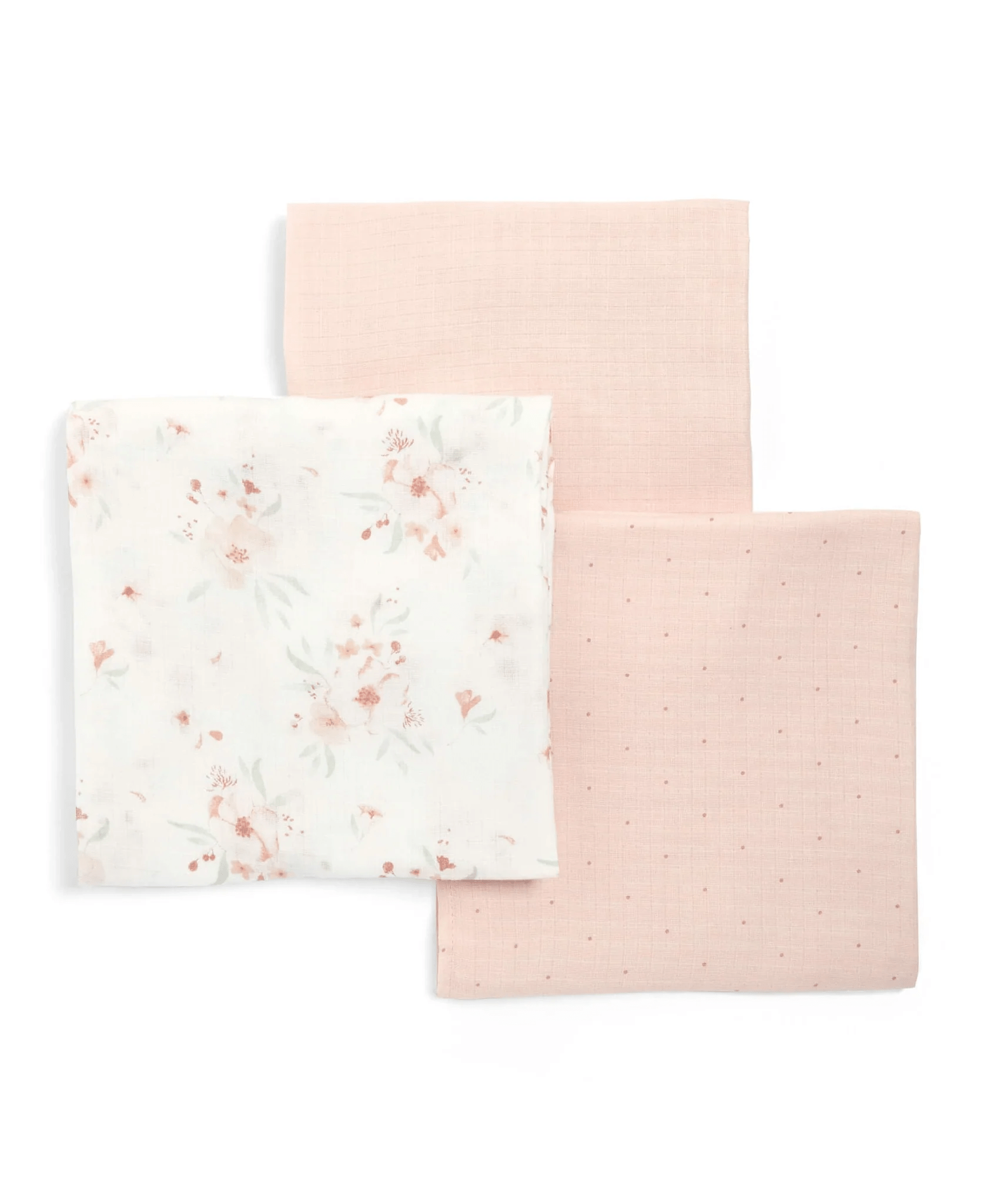 Mamas & Papas muslins Mamas & Papas 3pk Large Muslin Squares Floral 7233X1600