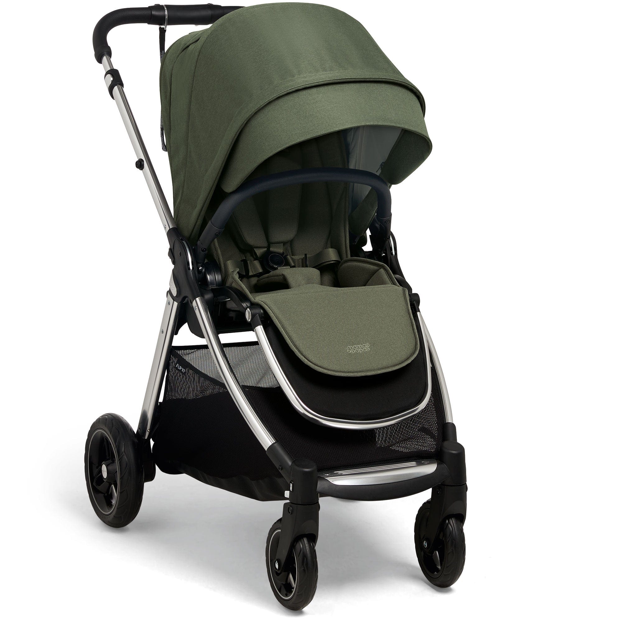 Mamas & Papas Travel Systems Mamas & Papas Flip XT³ 8 Piece Essentials Bundle with Car Seat - Juniper