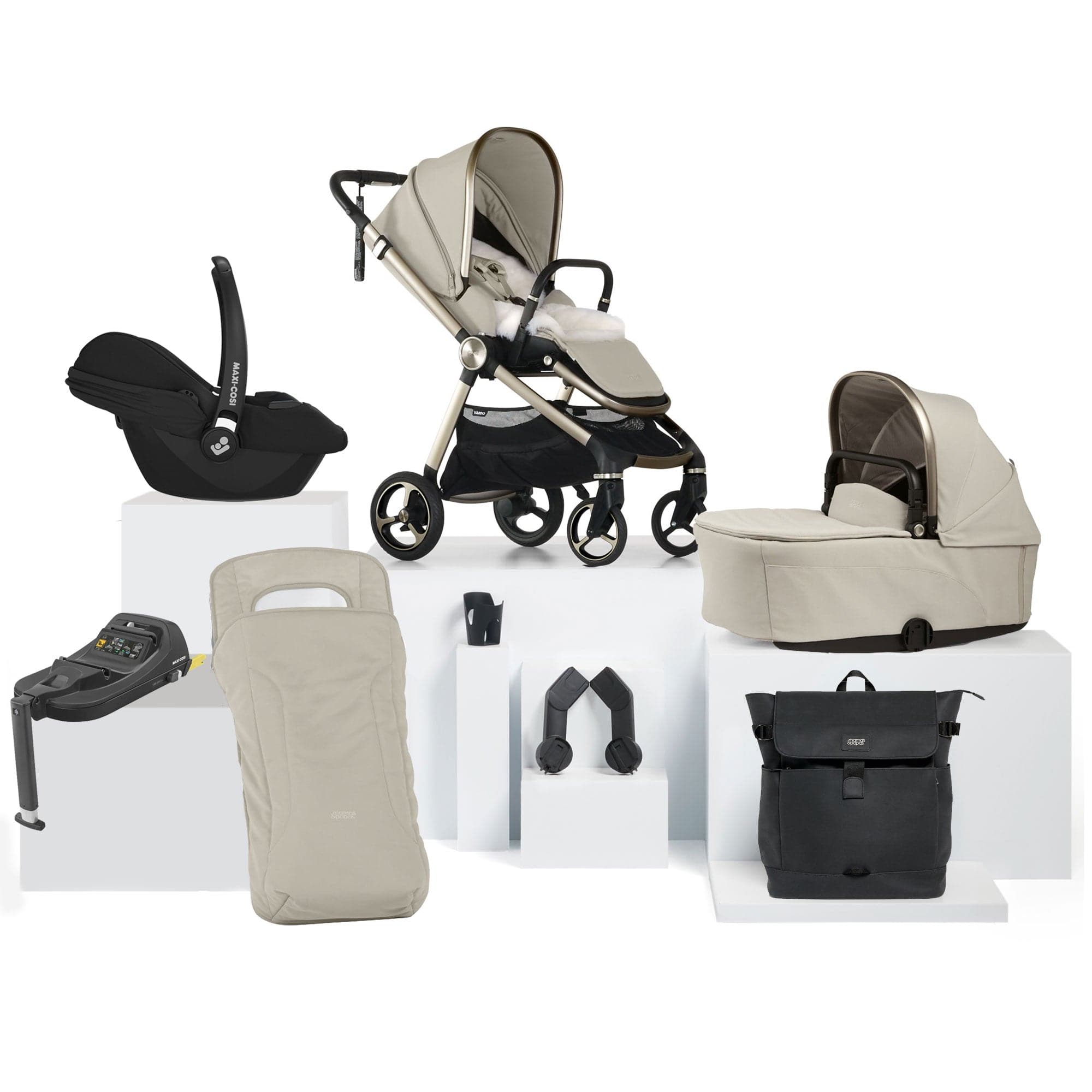 Mamas & Papas travel systems Mamas & Papas Vardo Complete Maxi-Cosi Bundle - Shell 17420-VAR-MAX-CAB