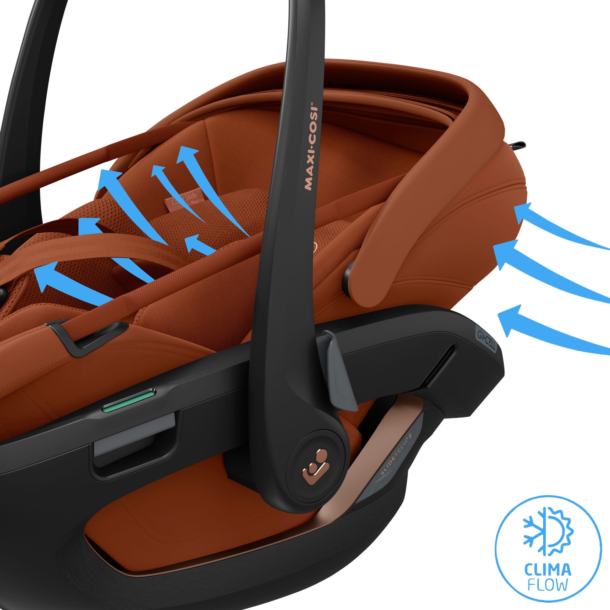 Maxi-Cosi baby car seats Maxi-Cosi Coral Slide Pro - Copper Terra