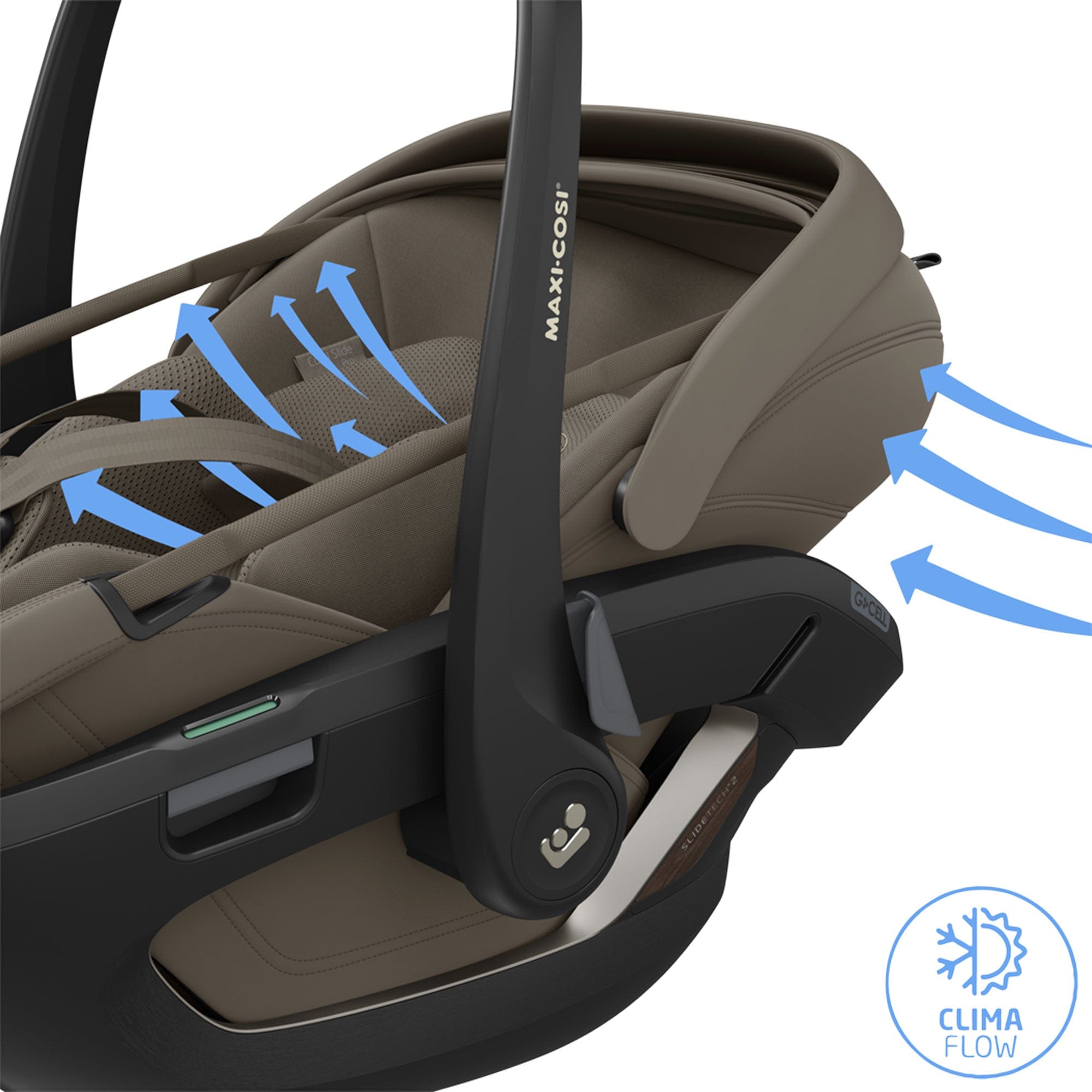 Maxi-Cosi baby car seats Maxi-Cosi Coral Slide Pro - Oak Truffle