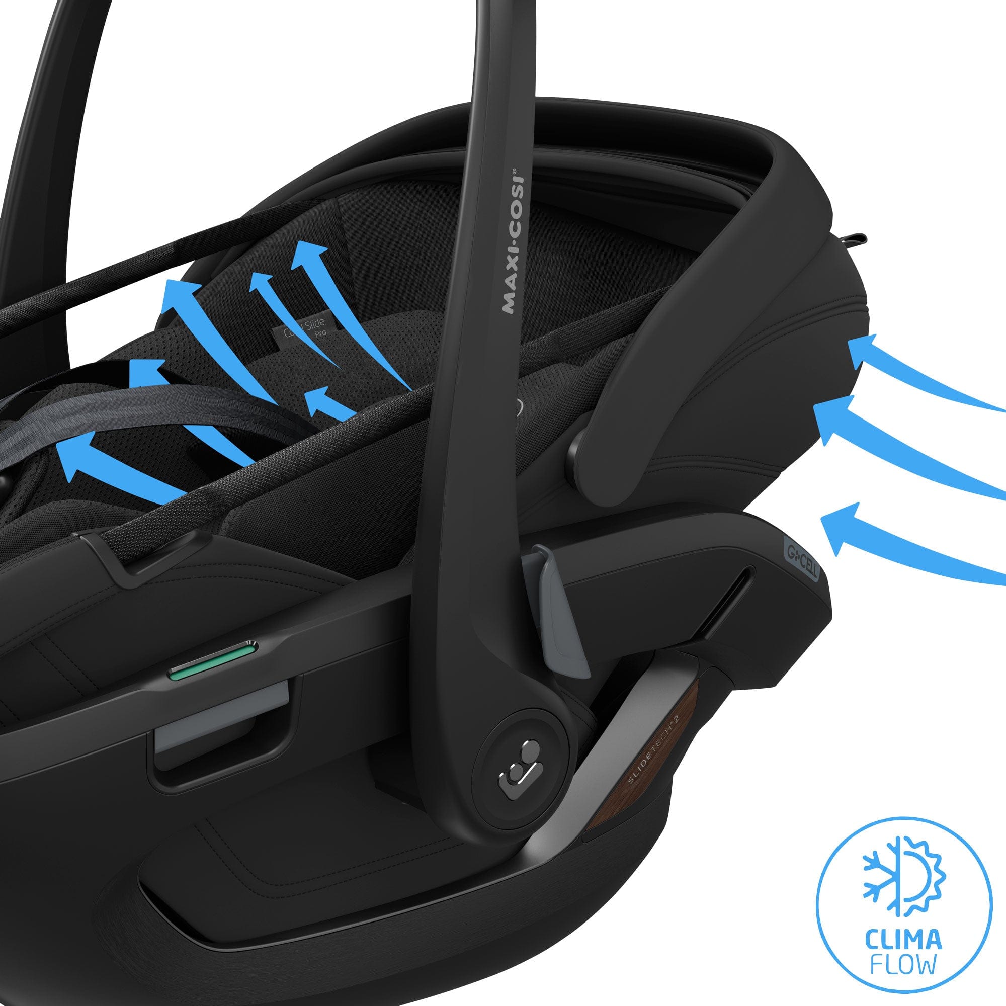 Maxi-Cosi baby car seats Maxi-Cosi Coral Slide Pro - Onyx Black