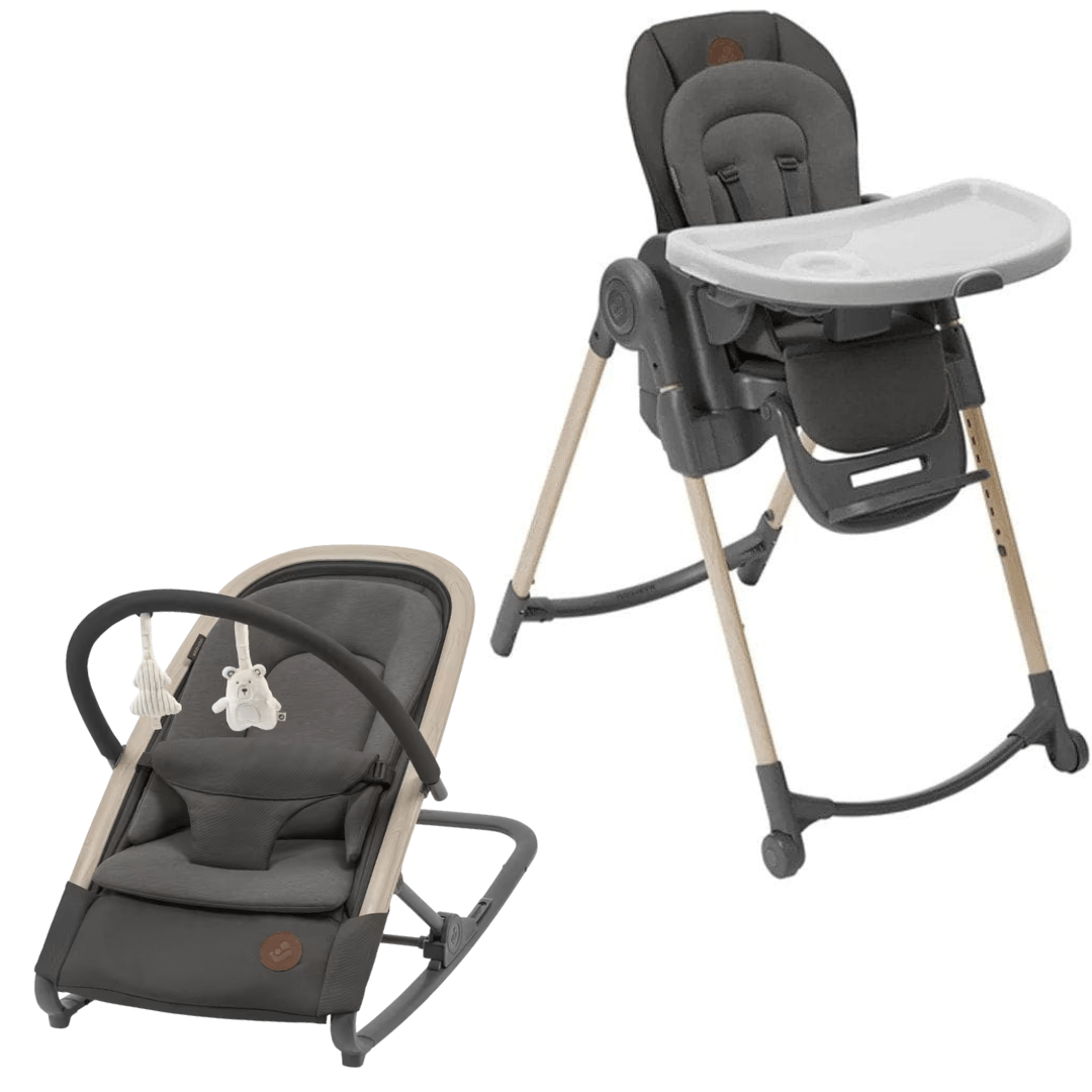 Maxi-Cosi baby highchairs Maxi-Cosi Kori & Minla Home Bundle Beyond Graphite 14418-BEYGPH