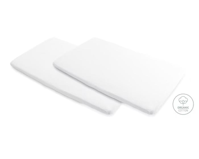 Maxi-Cosi cribs Maxi-Cosi Iris/Calao Light Bedsheets - White 2009431111