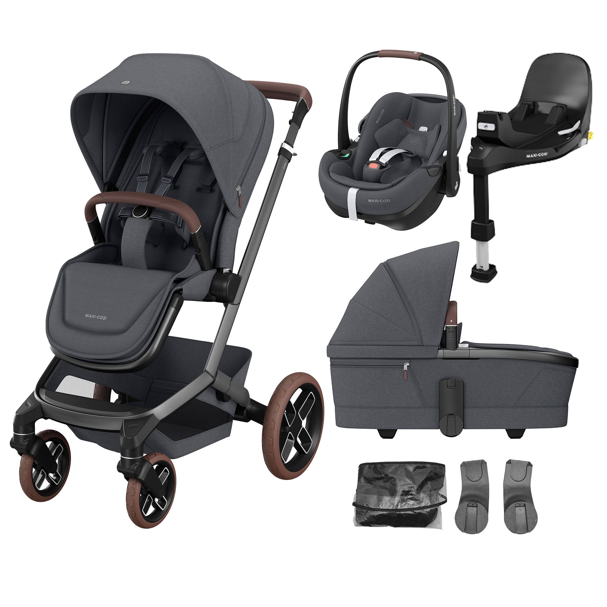 Maxi-Cosi travel systems Maxi-Cosi FAME Travel System in Twillic Graphite KF69100000