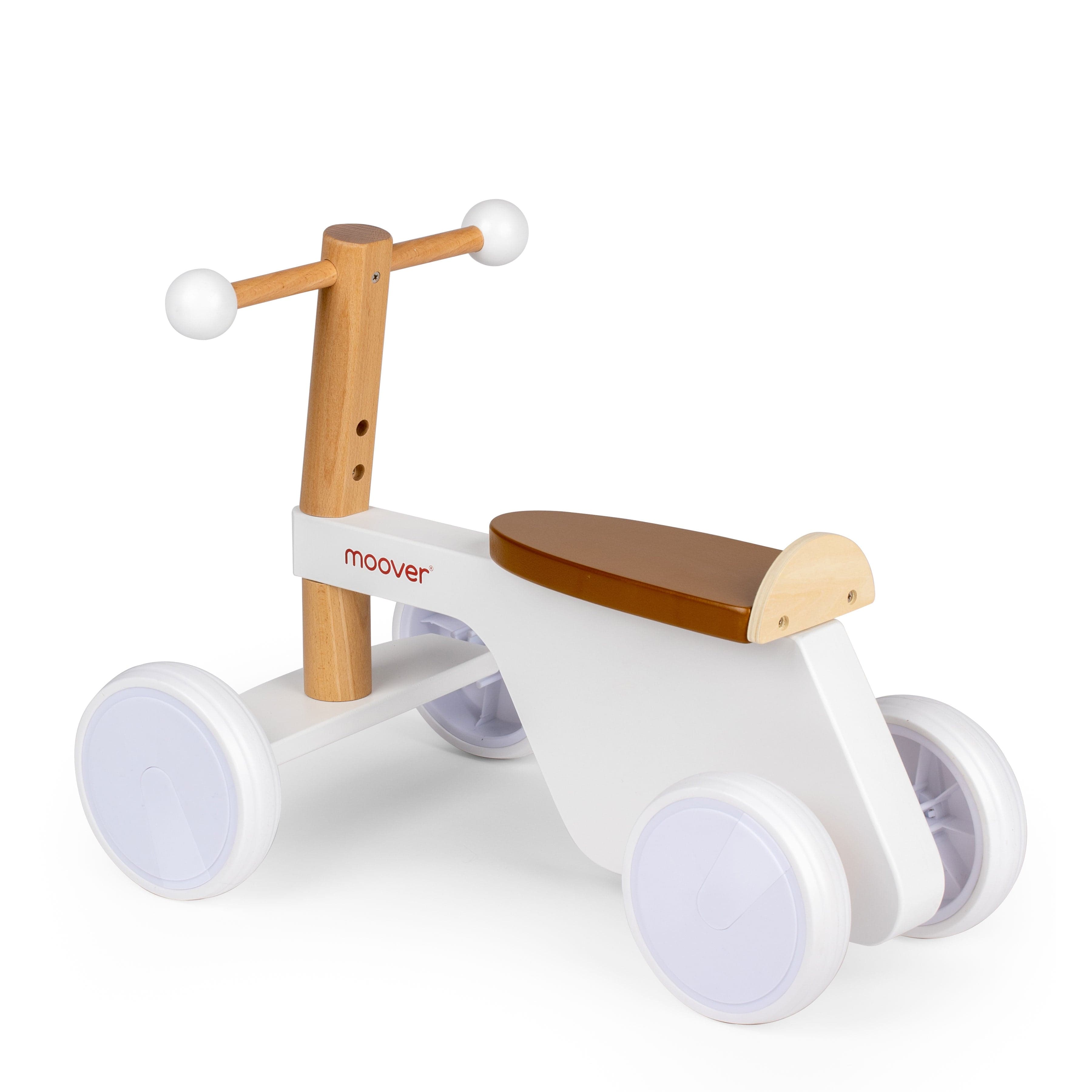 Moover push along toys Moover- 4 - Ride On Bike - White MVBIKEWHTE