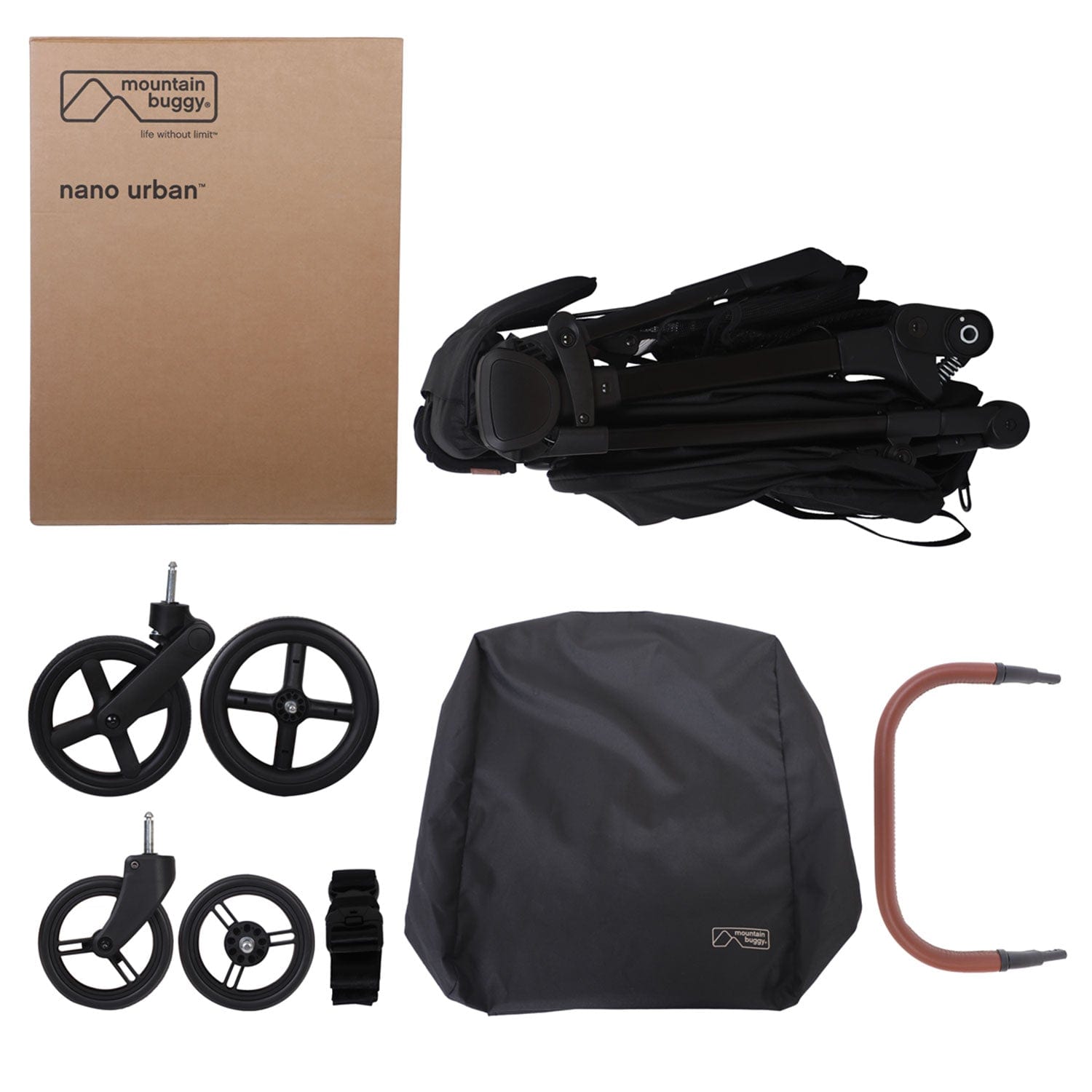 Mountain Buggy baby pushchairs Mountain Buggy Nano Urban (Black) NANOURBAN_V1UK