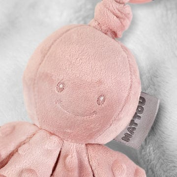Nattou soft animals Nattou Vibrating Octopus Cuddly Toy - Dusty Pink NATLAP876537