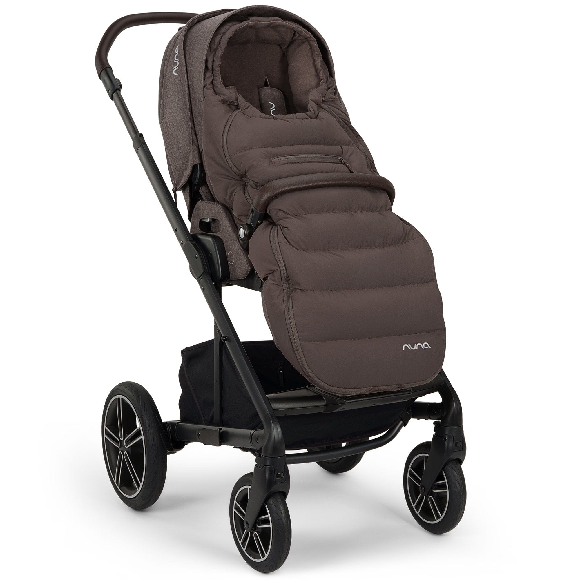 Nuna baby prams Nuna Winter Stroller Footmuff Set w/Gloves & Bag - Chestnut FG00000CHE
