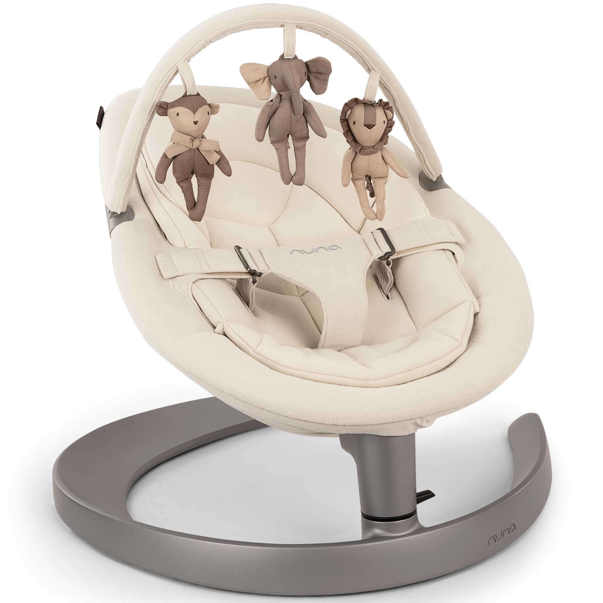 Nuna baby swings Nuna Leaf Grow Baby Bouncer - Cloud SE10319CLOGL