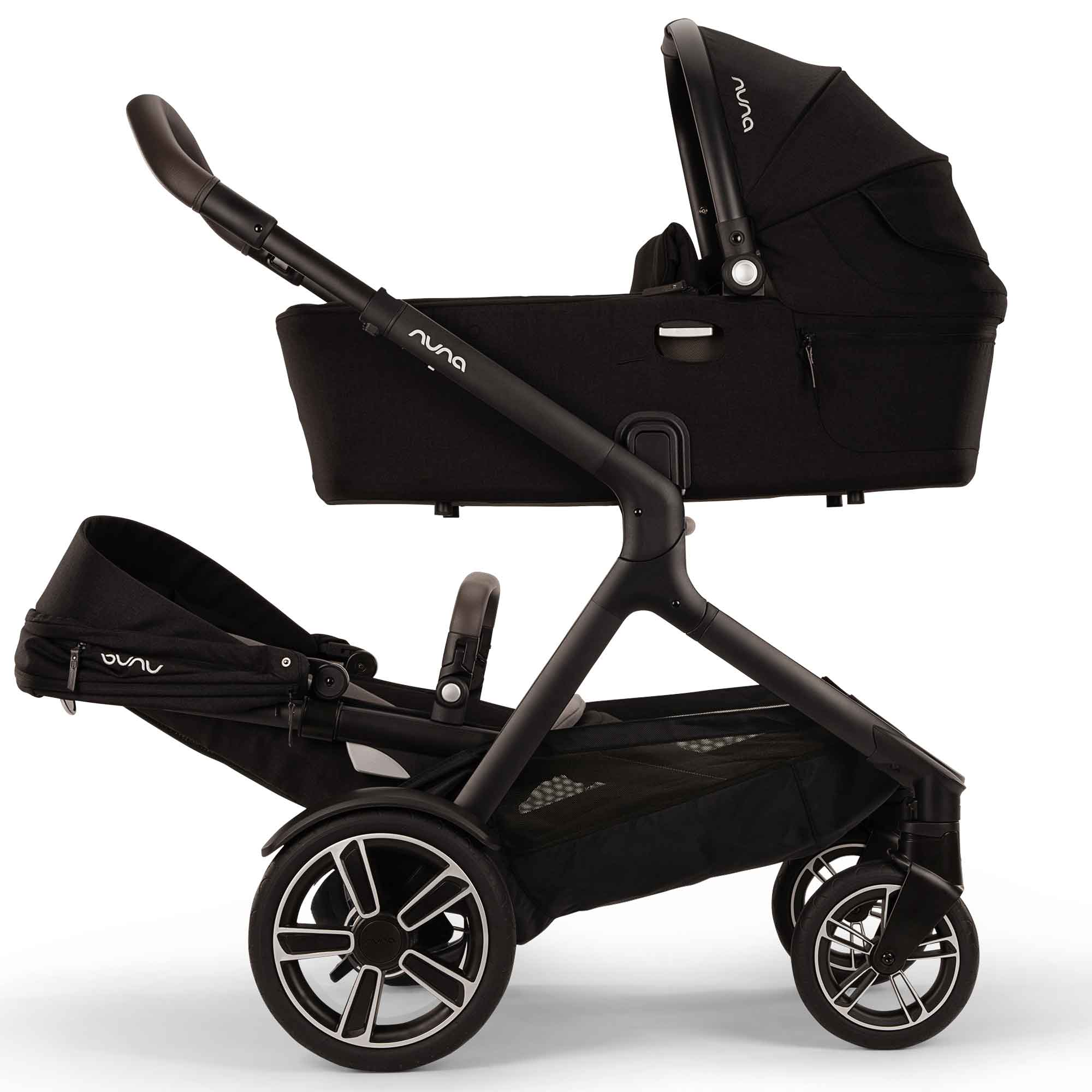 Nuna double buggies Nuna DEMI Next Tandem Bundle - Caviar 18628-DEMI-TAND