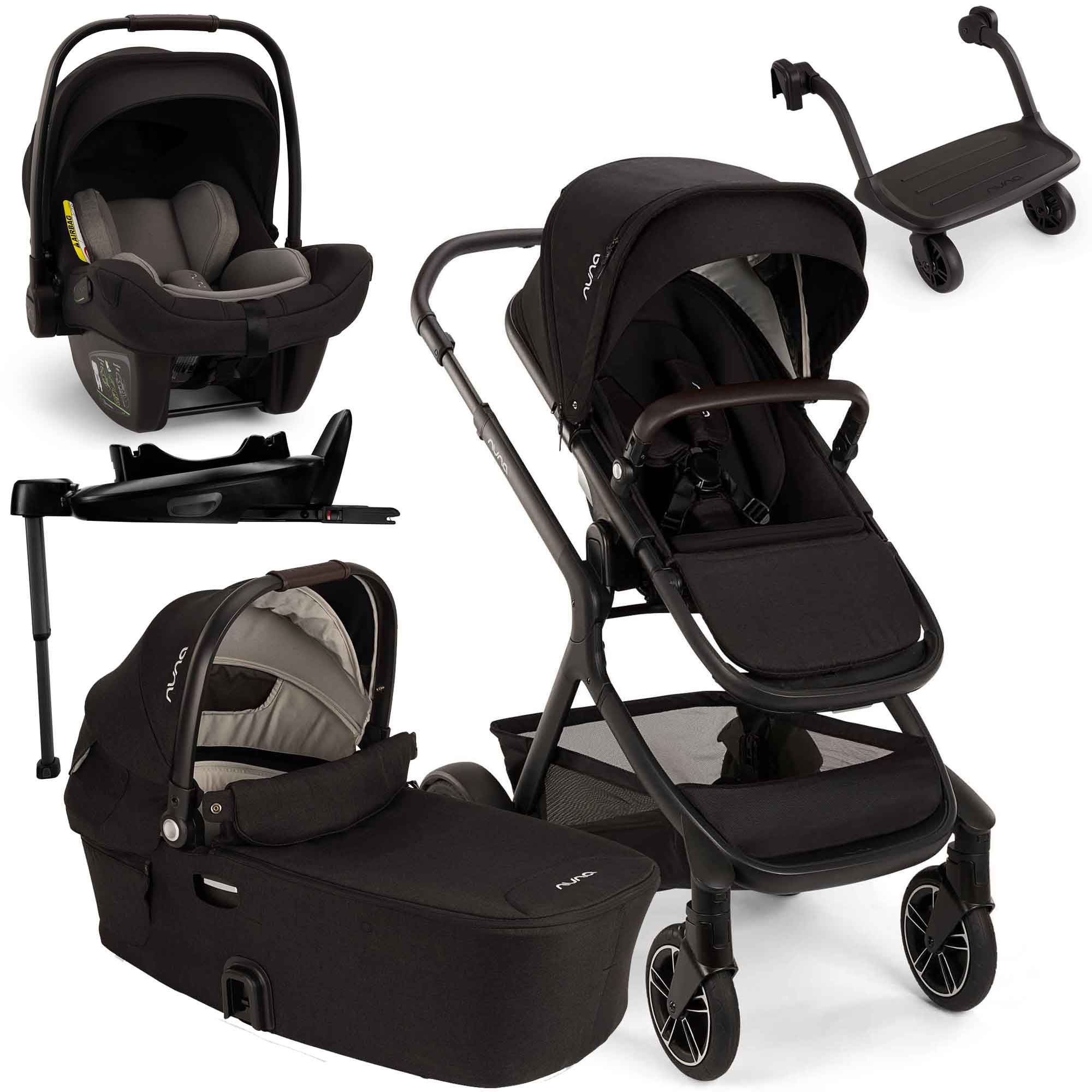 Nuna travel systems Nuna DEMI Next & PIPA Next Bundle - Caviar Z2BNDEMI1003UK