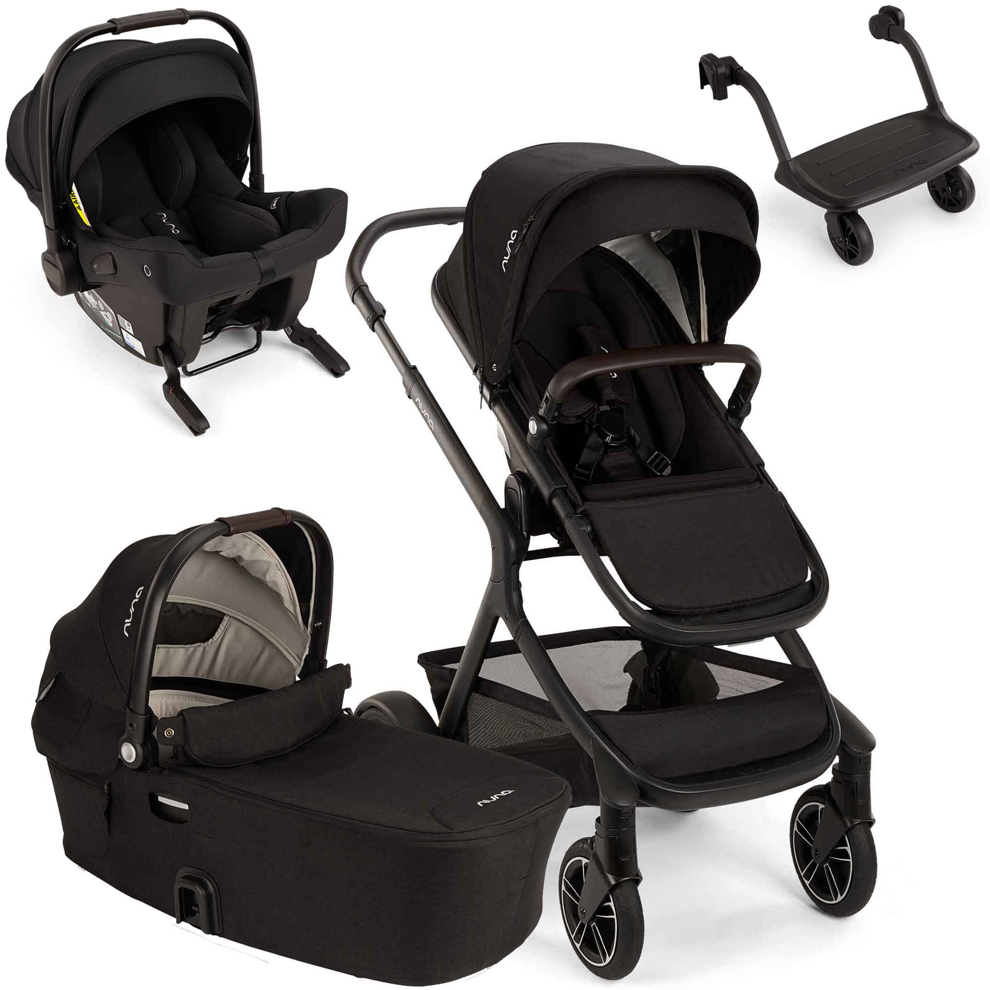 Nuna travel systems Nuna DEMI Next & PIPA Urbn Bundle - Caviar Z2BNDEMI1002UK