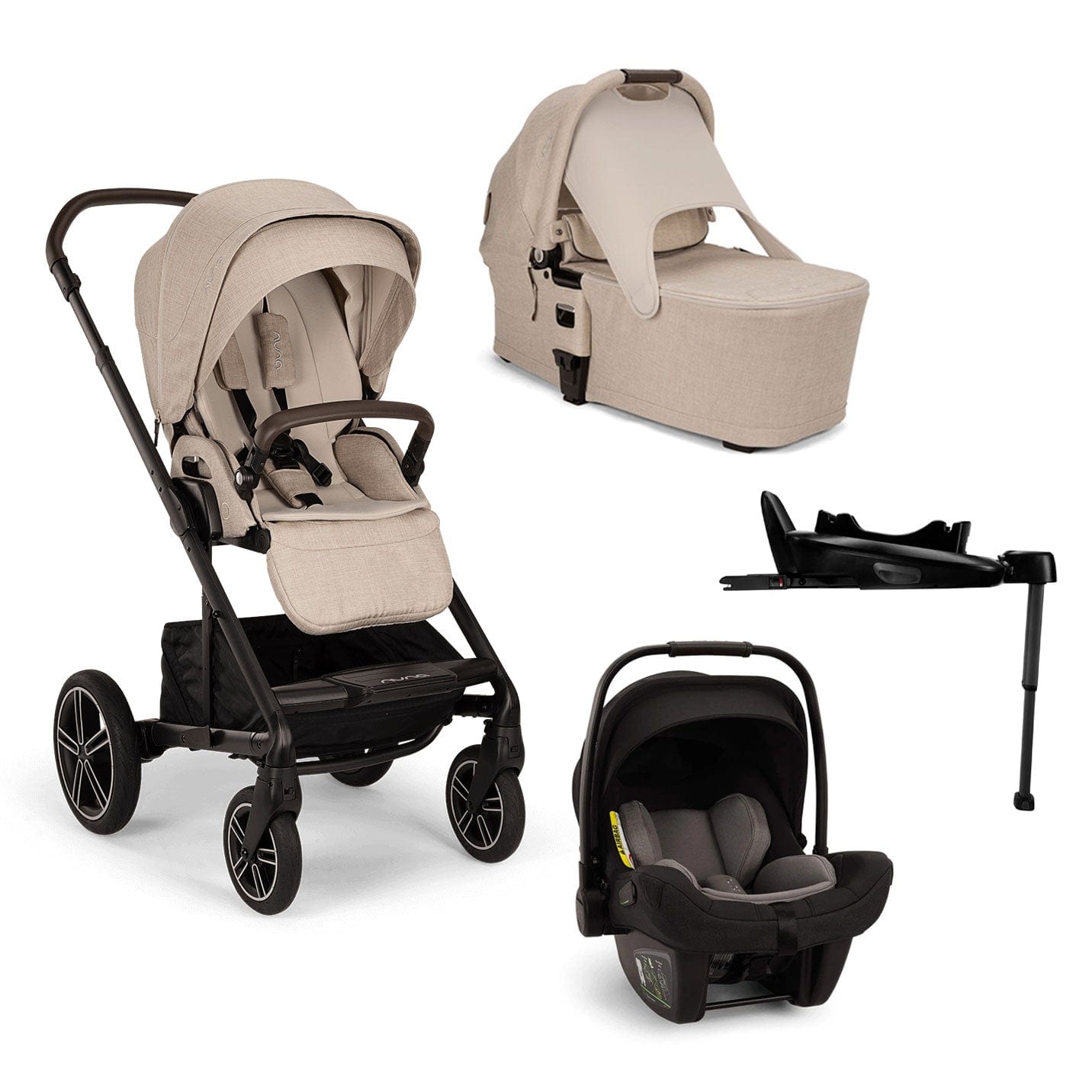 Nuna travel systems Nuna MIXX NEXT Generation Pipa Travel System (Biscotti) Z2BNMIXX1033UK