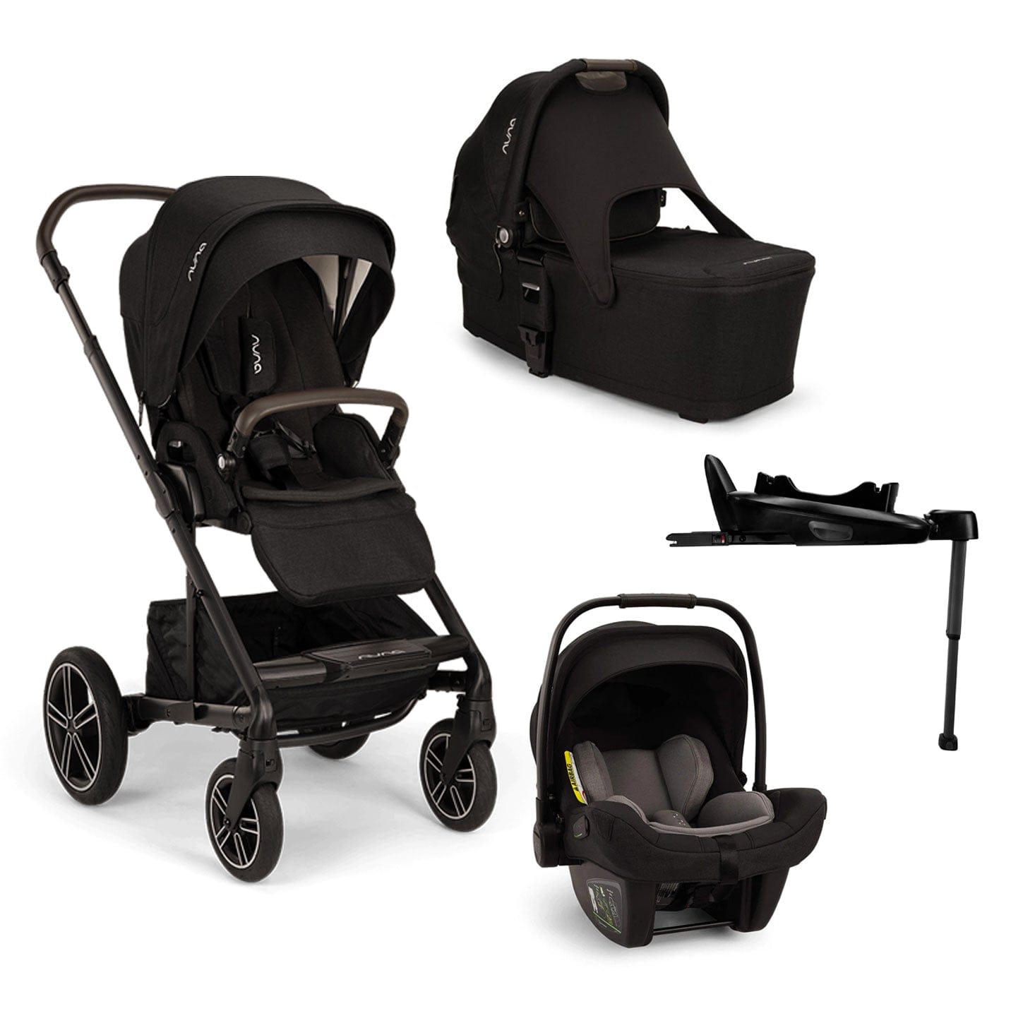 Nuna travel systems Nuna MIXX NEXT Generation Pipa Travel System (Caviar) Z2BNMIXX1037UK