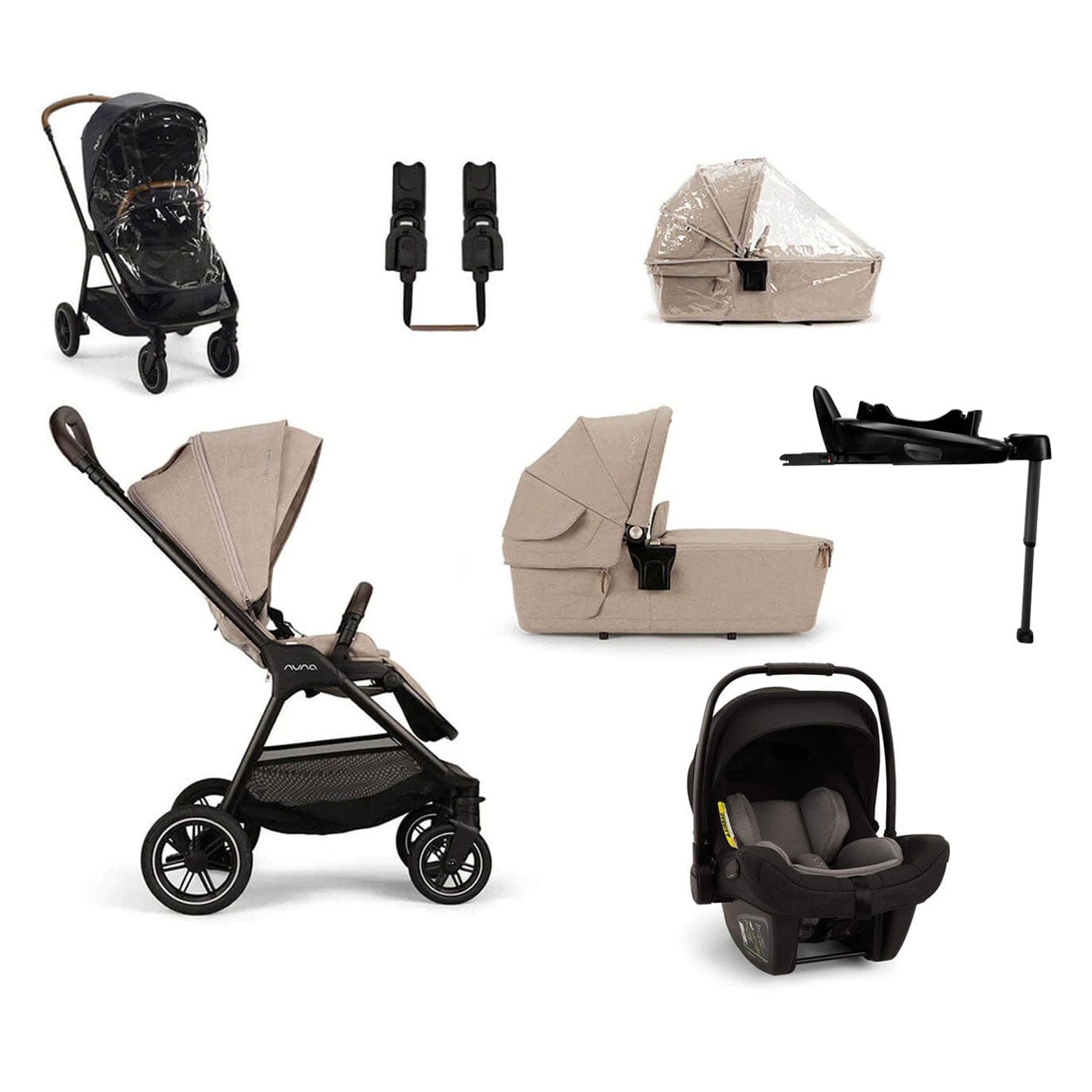 Nuna travel systems Nuna TRIV Next Generation Pipa Travel System (Biscotti) Z2BNTRIV1022UK