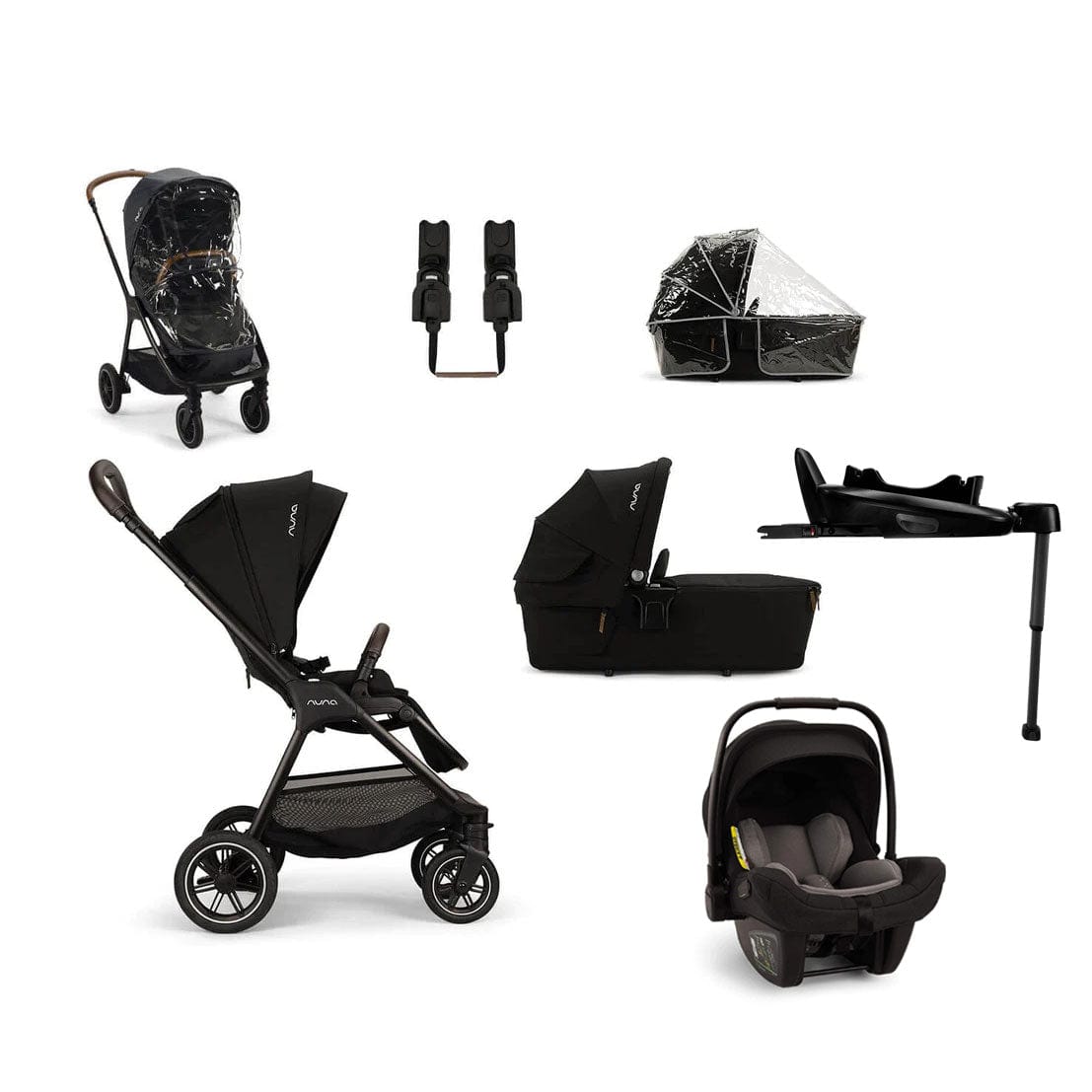 Nuna travel systems Nuna TRIV Next Generation Pipa Travel System (Caviar) Z2BNTRIV1025UK