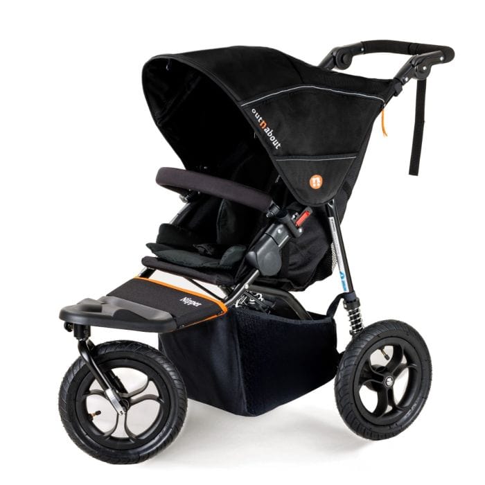 Out n About 3 Wheelers Out n About Nipper V5 All Terrain Pushchair - Summit Black NIP-01SBV5