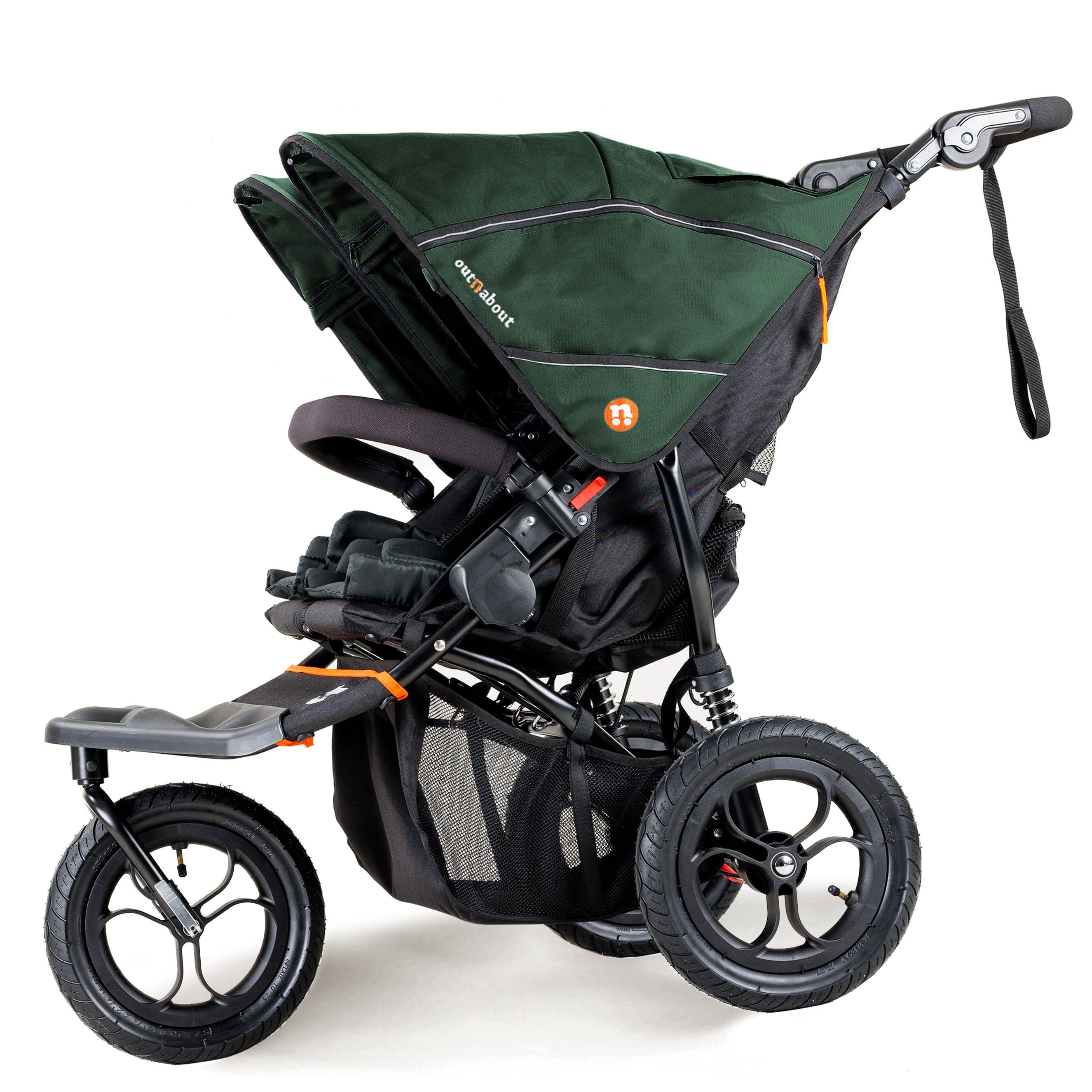 Out n About double buggies Out n About Double Nipper V5 - Sycamore Green NIP-02GRNv5