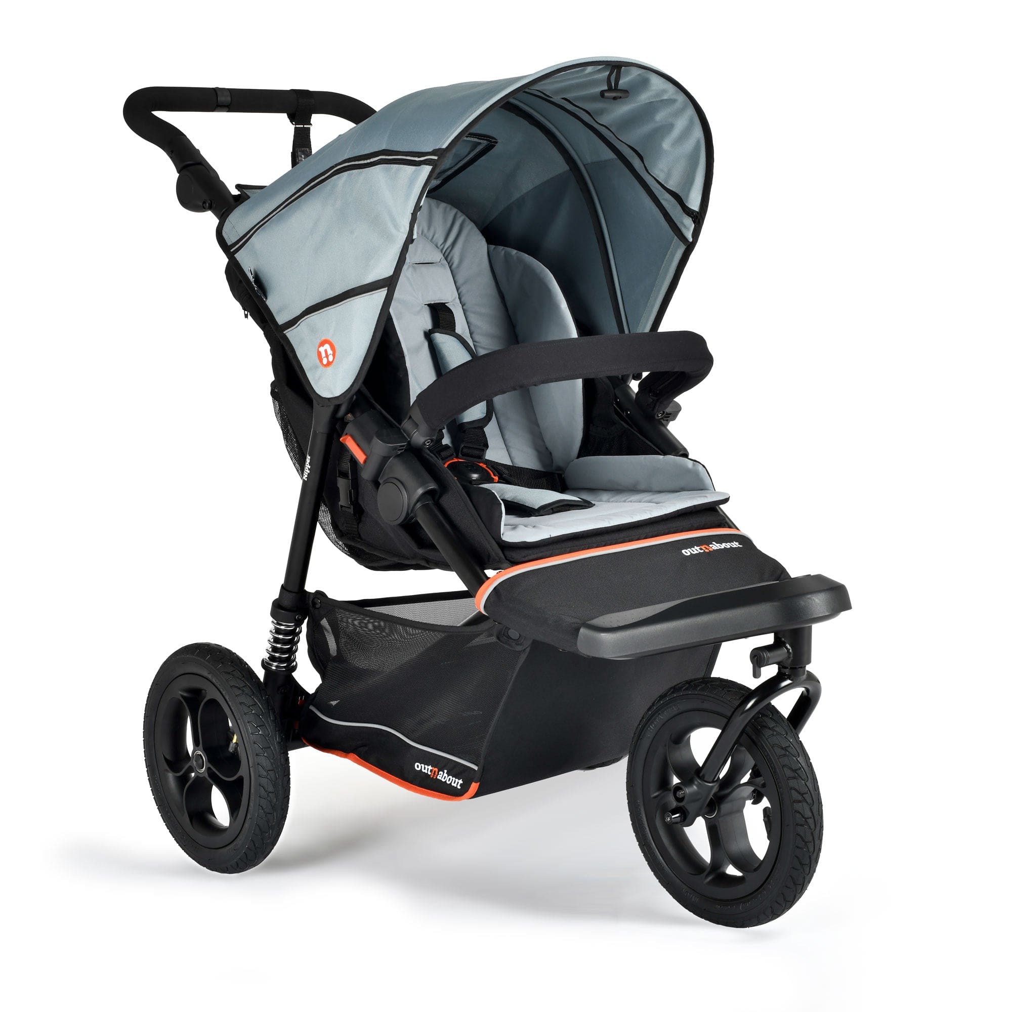 Out n About travel systems Out n About Nipper V6 Travel System - Rock Salt Grey