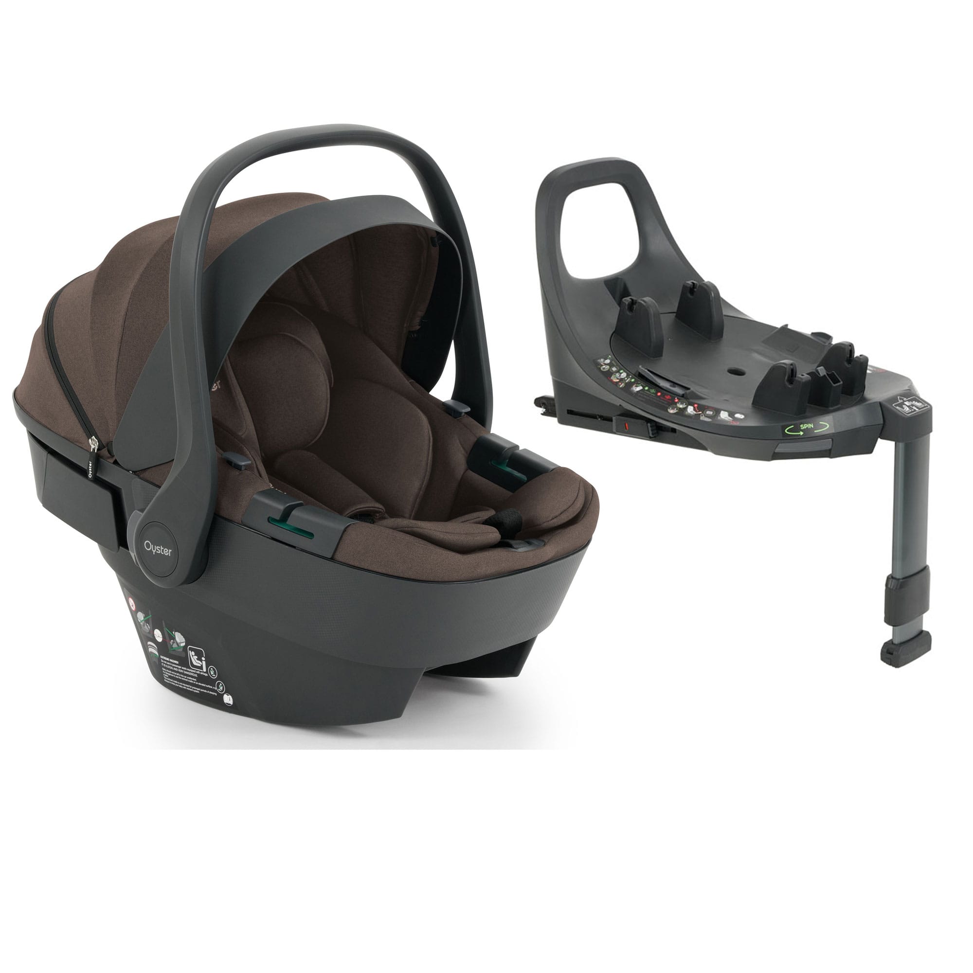 Oyster baby car seats Oyster Capsule 360 i-Size Infant Car Seat - Chocolate Velvet O4ICCV-1