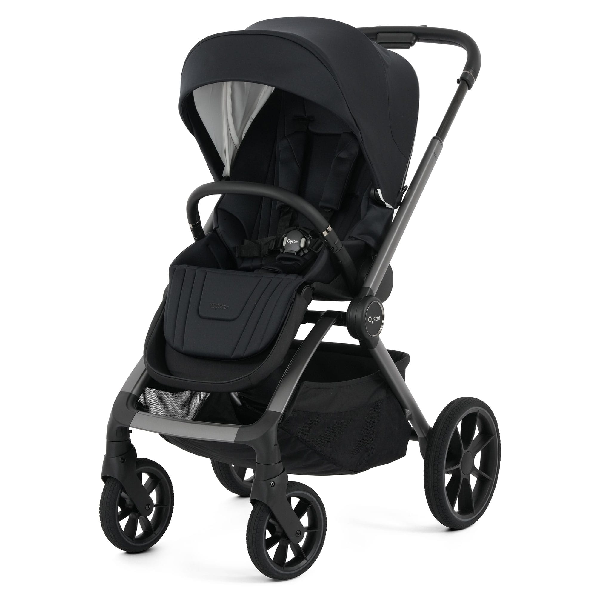 Oyster baby prams Oyster Vee Stroller & Carrycot Bundle - Liquorice OVSULI