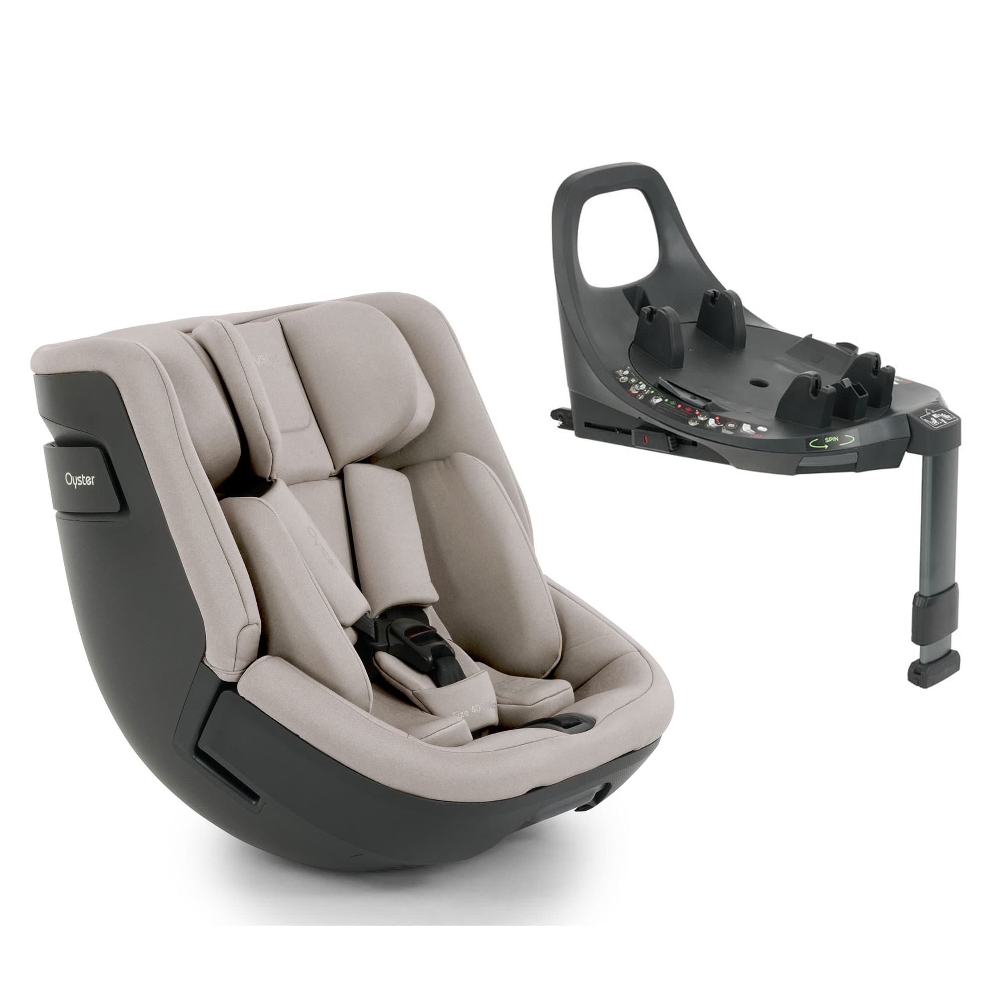 Oyster Toddler Car Seats Oyster Toddler 360 i-Size Car Seat - Stone O4TCST-1
