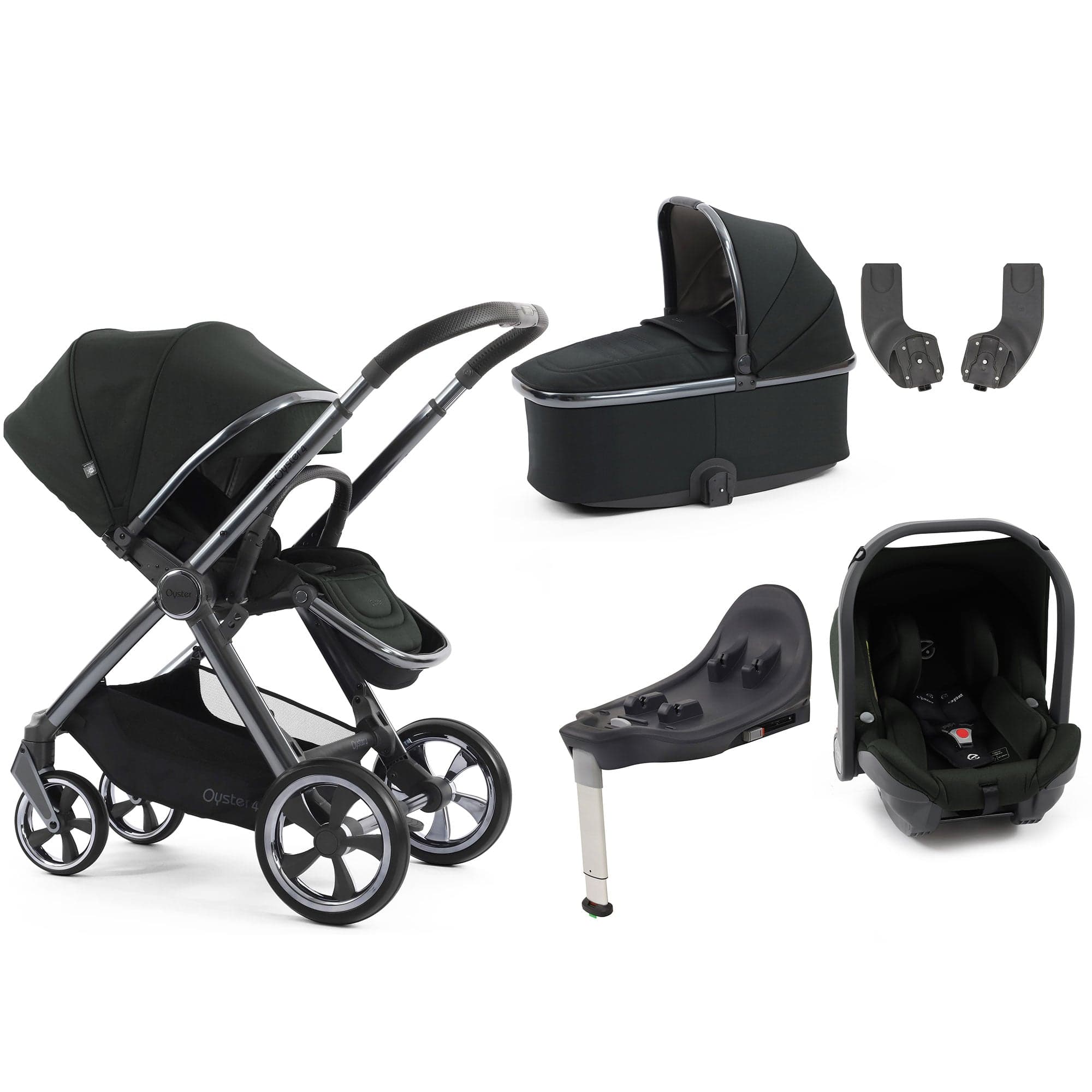 Oyster travel systems BabyStyle Oyster 4 Essential Bundle - Black Olive 18107-BLO