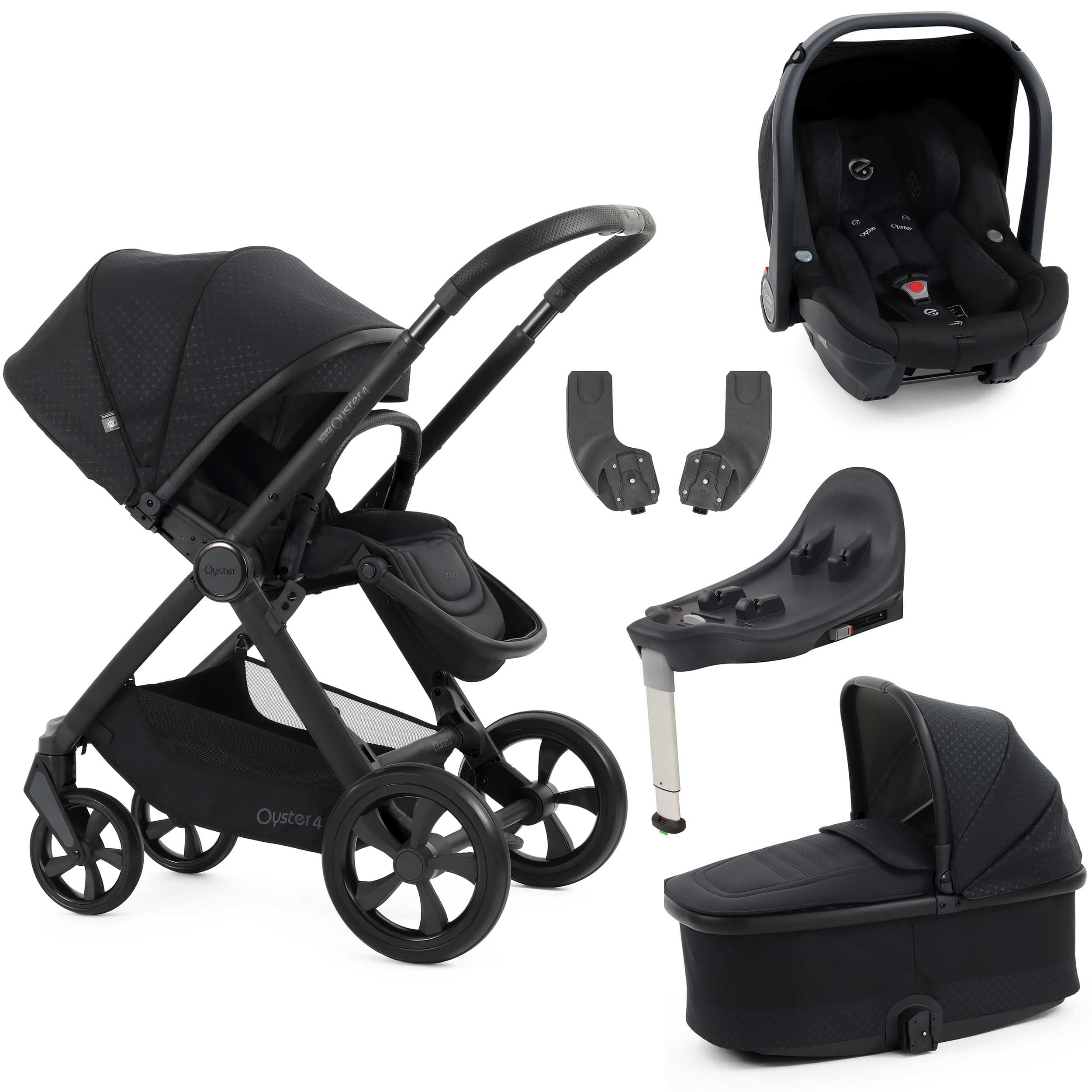 Oyster travel systems BabyStyle Oyster 4 Essential Bundle - Raven 18107-RAV