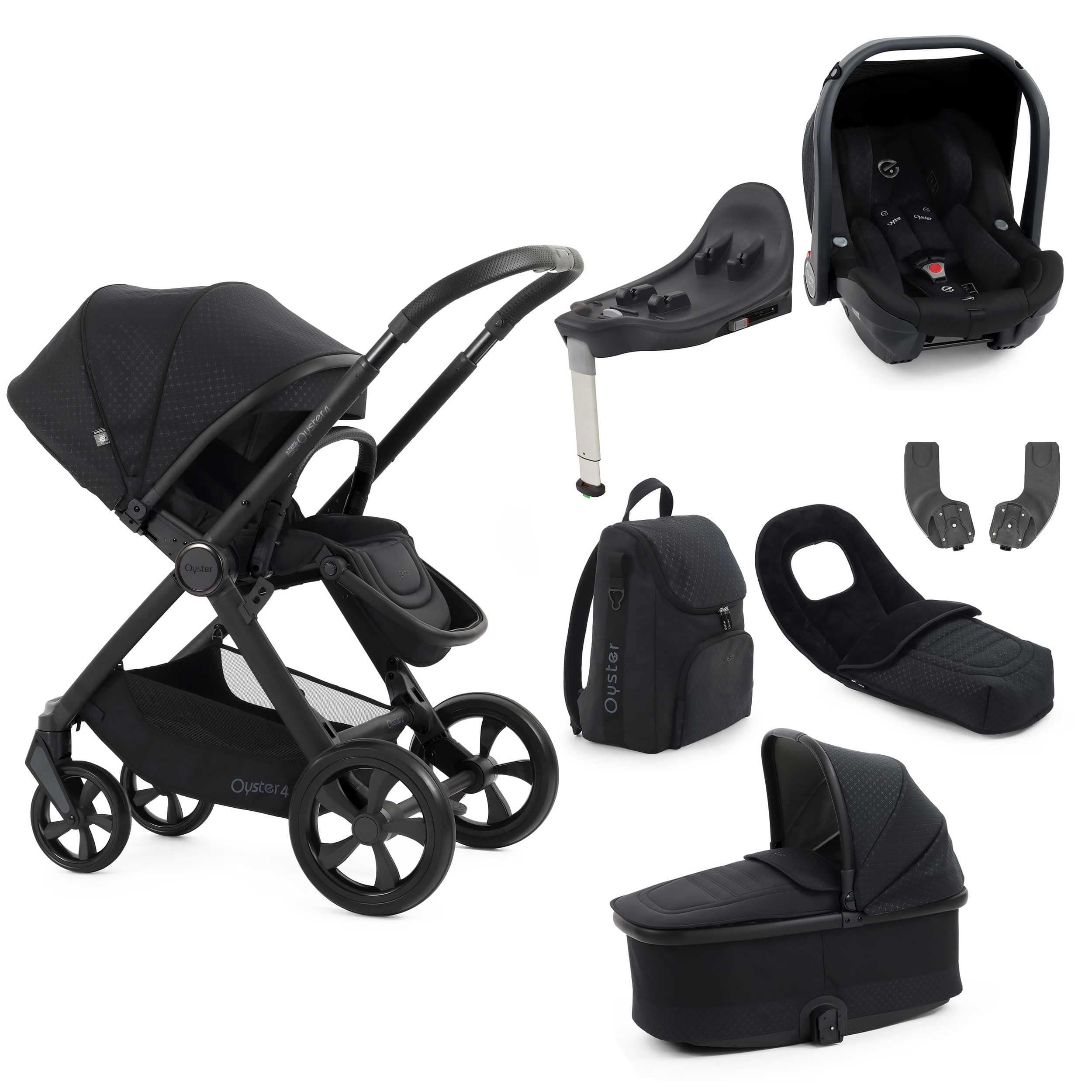 Oyster travel systems BabyStyle Oyster 4 Luxury Bundle - Raven 18157-RAV