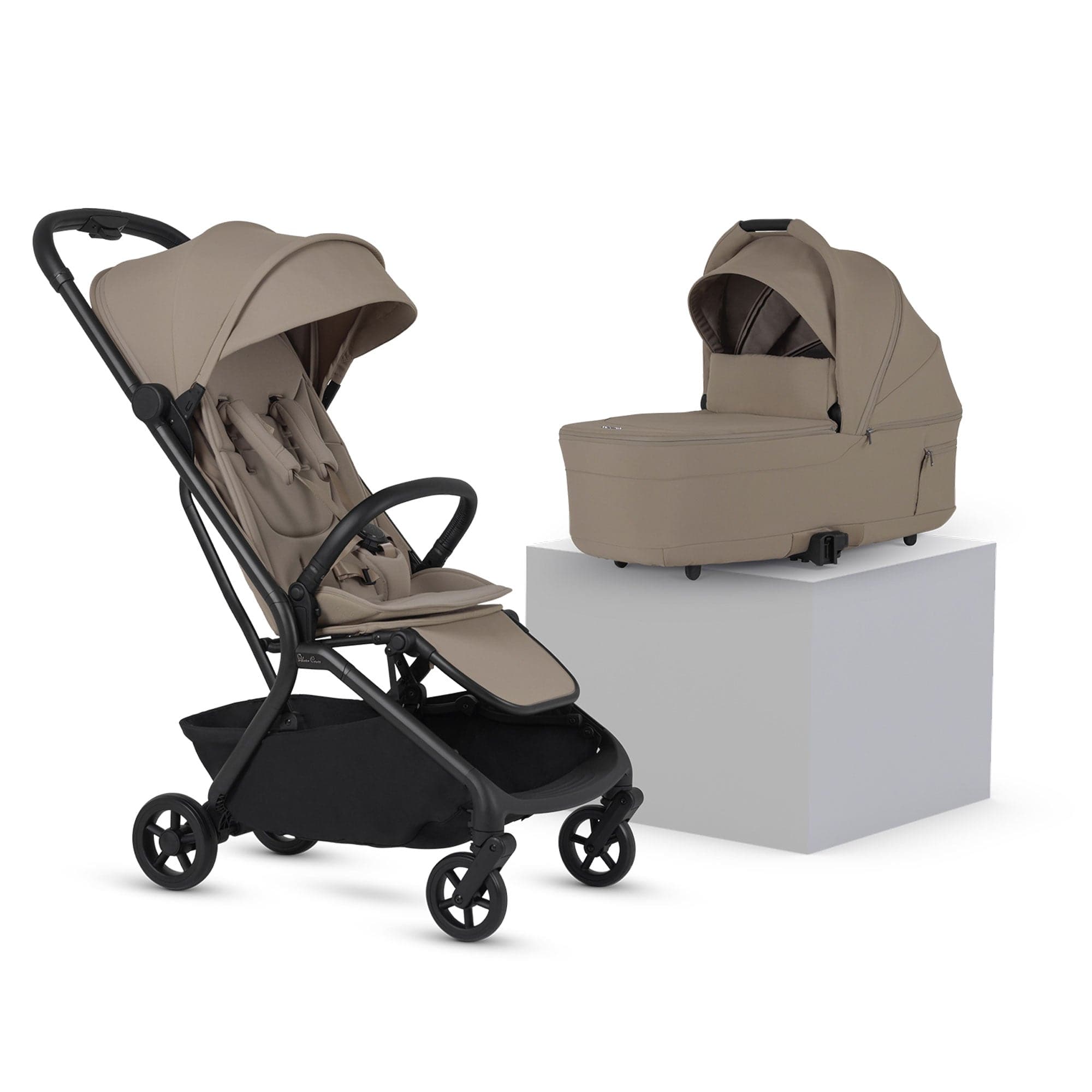 Silver Cross baby prams Silver Cross Nia Stroller with Carrycot - Champagne INSC.CP