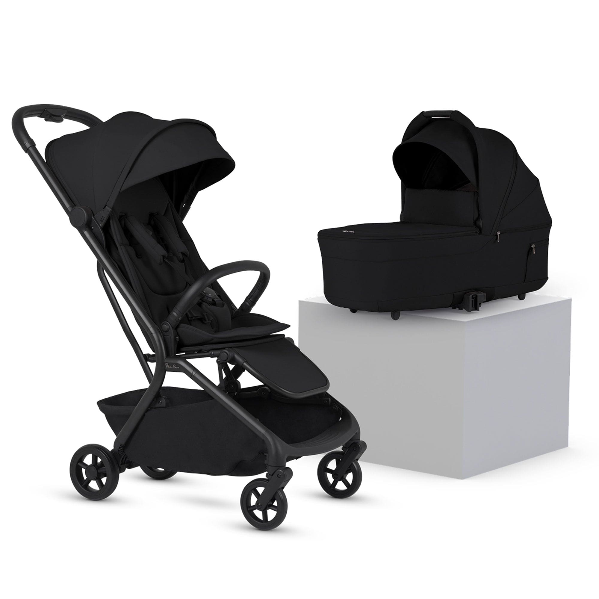 Silver Cross baby prams Silver Cross Nia Stroller with Carrycot - Onyx INSC.OX