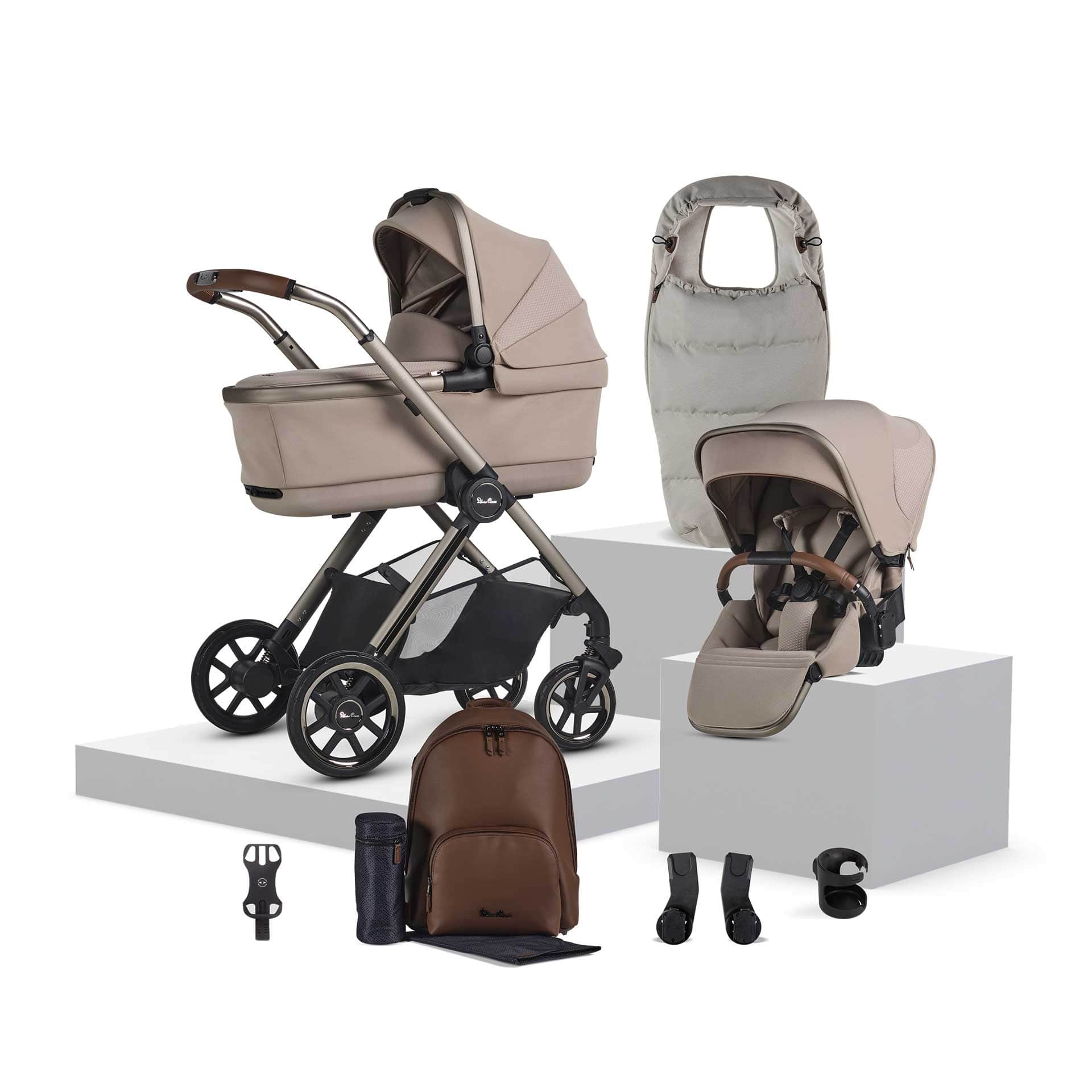Silver Cross baby prams Silver Cross Reef 2 Special Edition Pram - Frappe ISE-FP