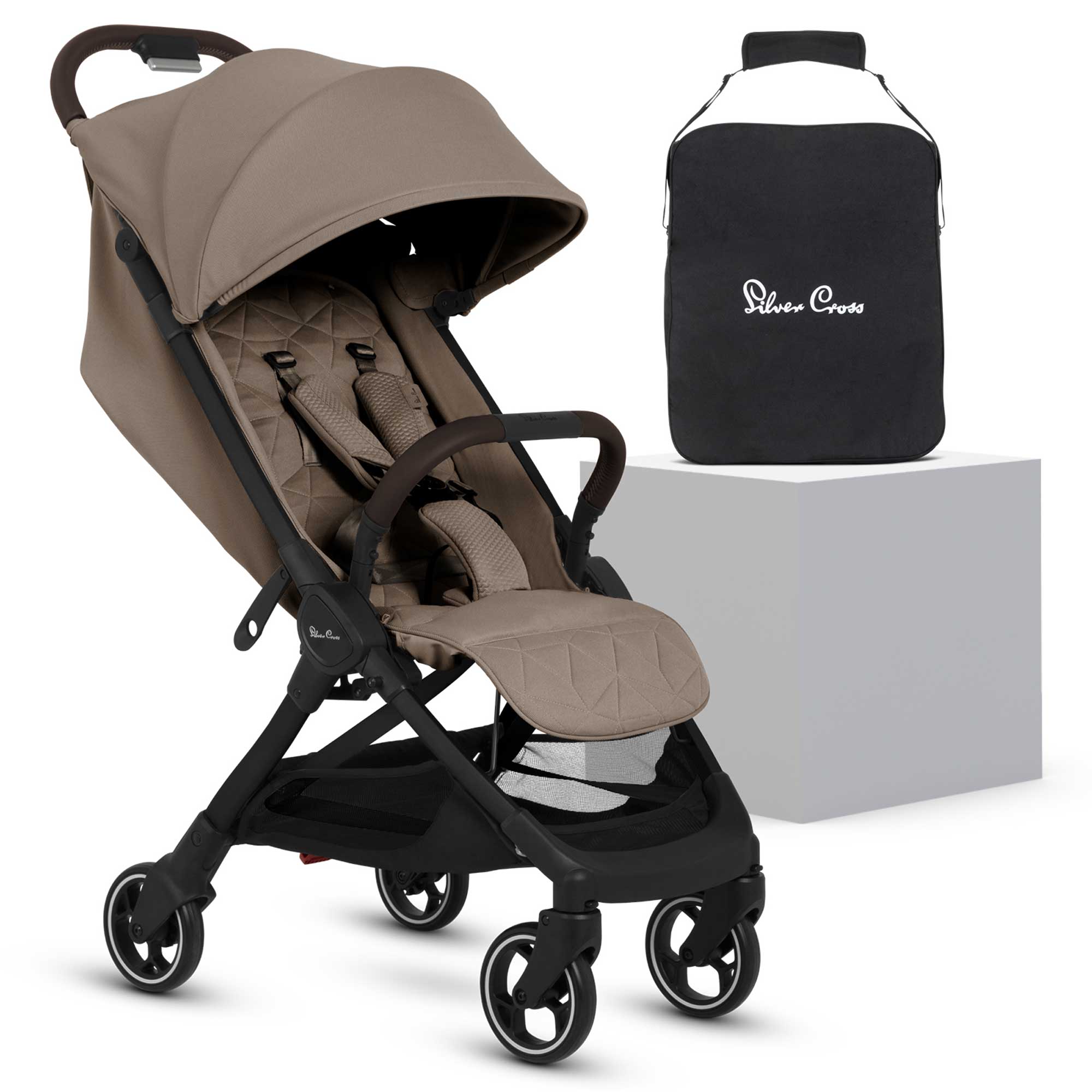 Silver Cross baby pushchairs Silver Cross Clic 2 Compact Pushchair - Cobble SX2331.CB