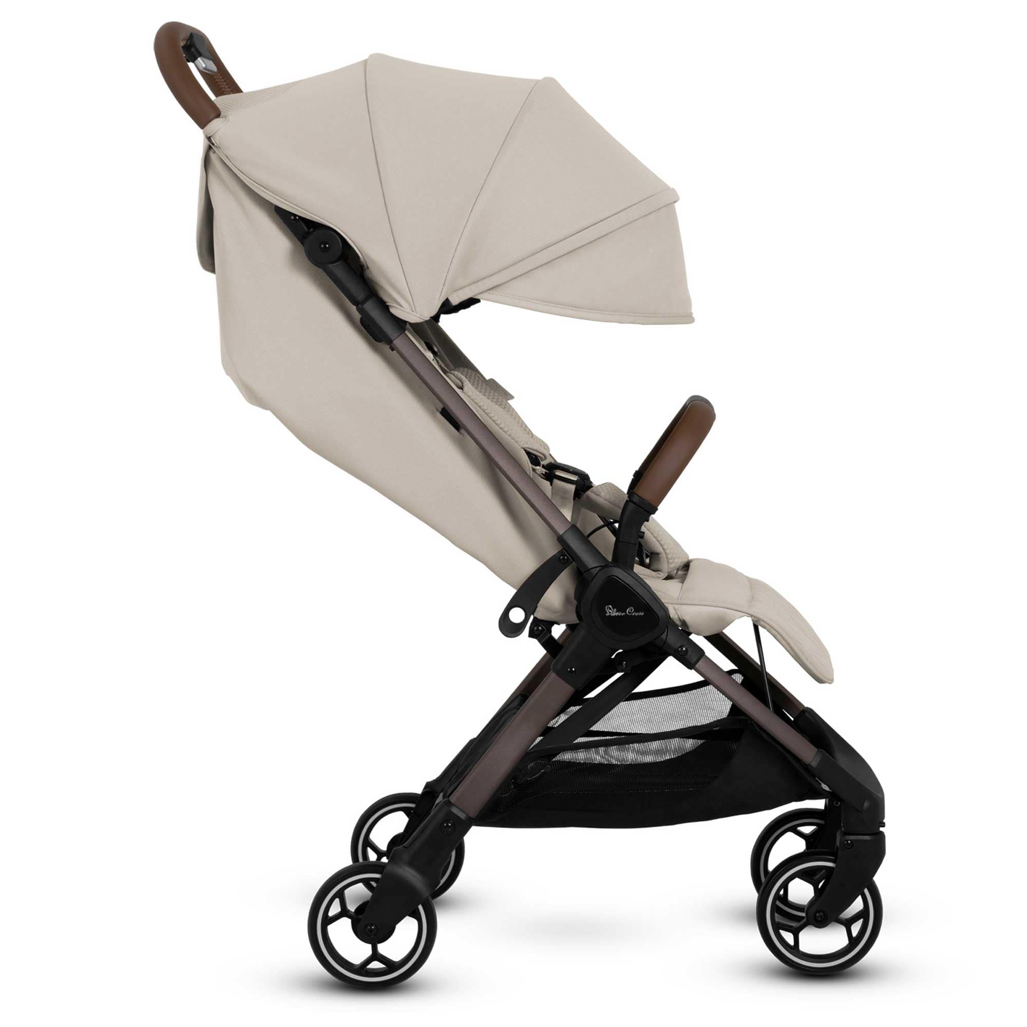 Silver Cross baby pushchairs Silver Cross Clic 2 Compact Pushchair - Latte