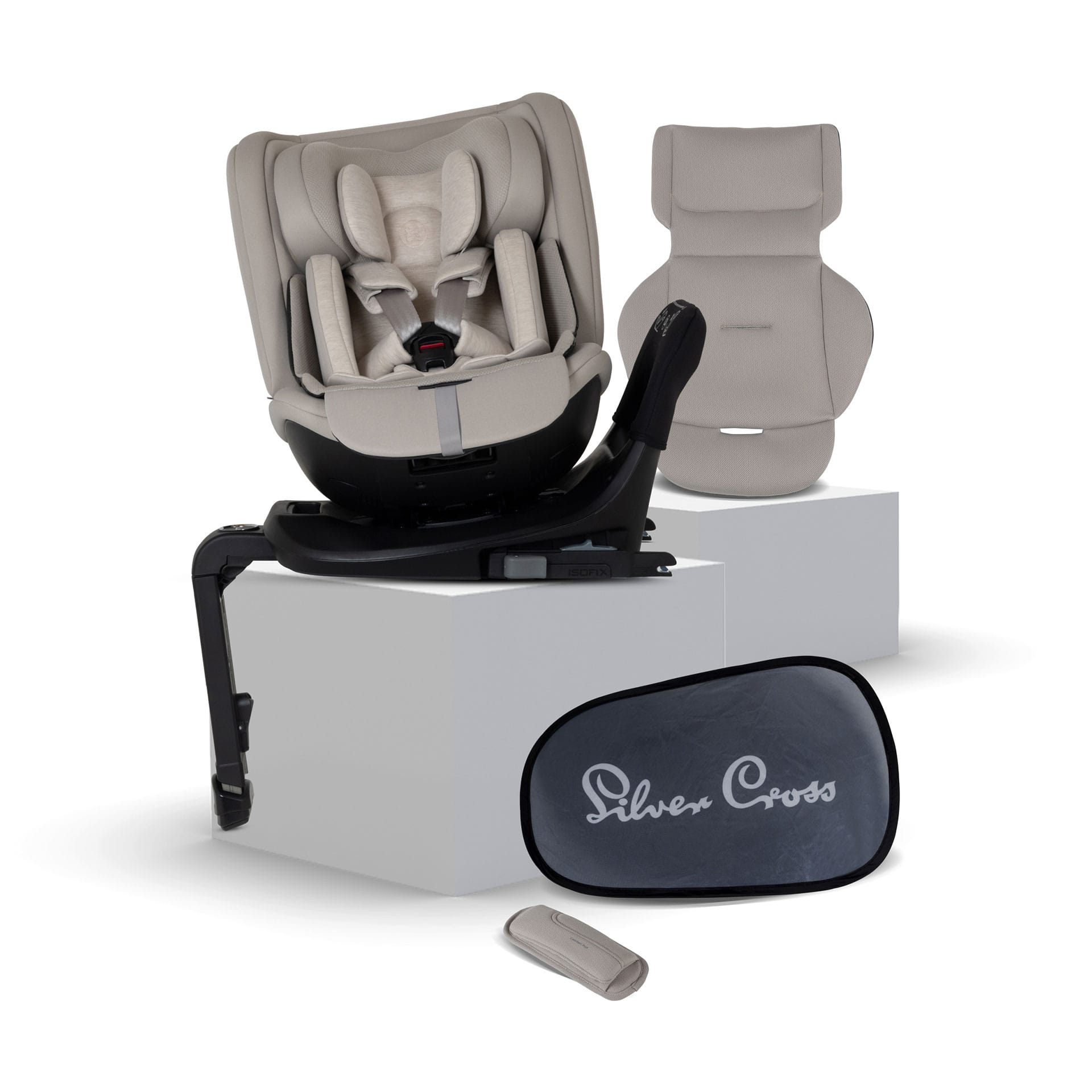 Silver Cross combination car seats Silver Cross Motion 3 All Size Car Seat - Natural Taupe SX461.NT